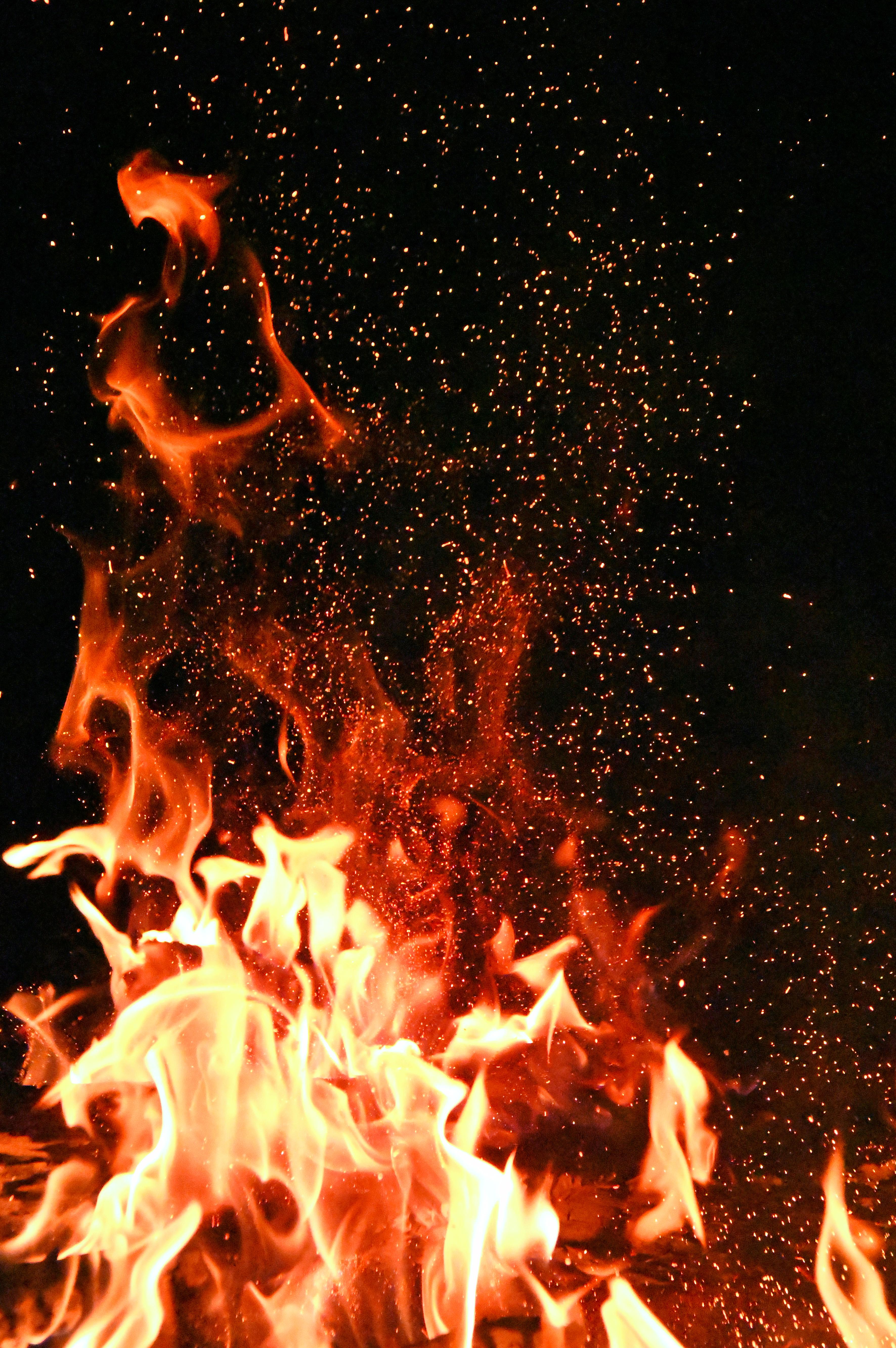 3543x5330 Red and Orange Fire · Free