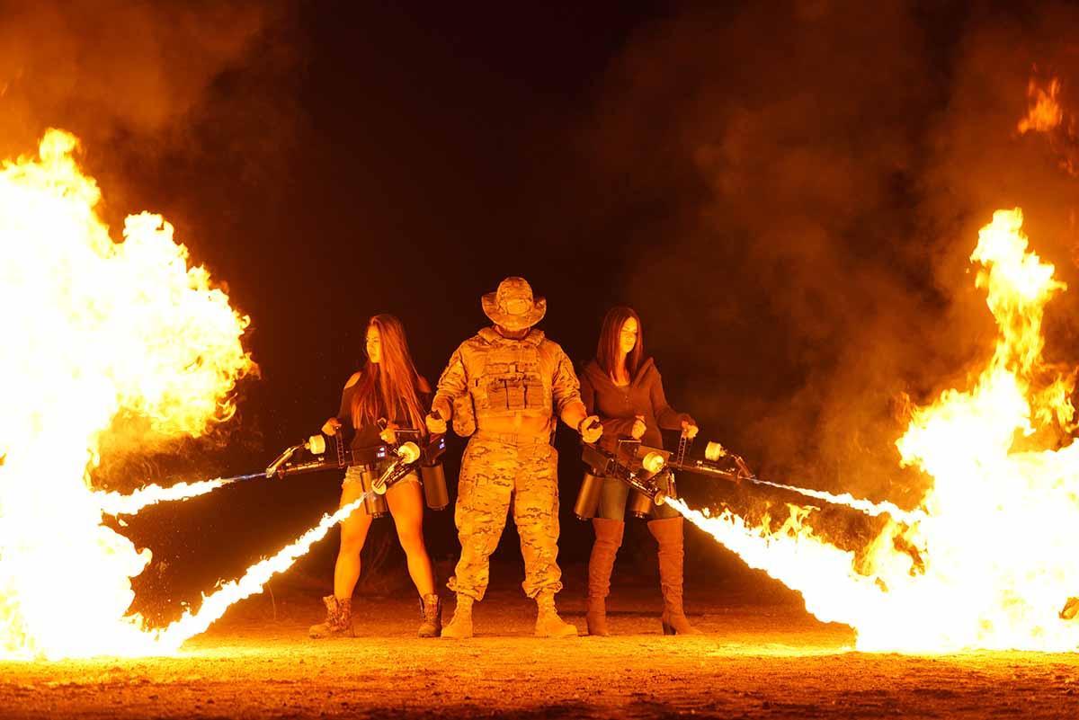 1200x801 Flamethrower Wallpaper