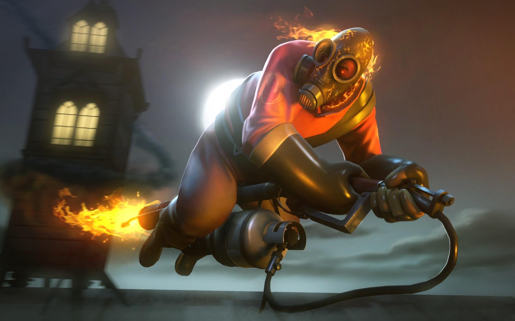 1680x1050 Wallpaper Team Fortress flamethrower 1920x1080 Full HD 2K Picture, Image