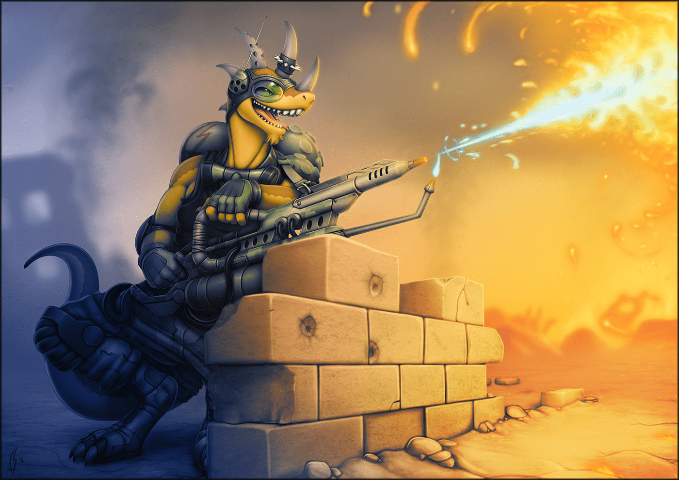 1400x990 Flamethrower HD wallpaper, Background