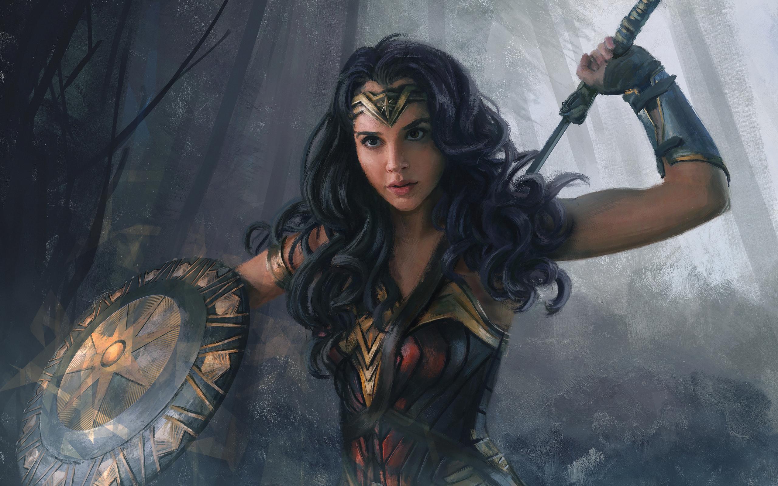 2560x1600 Desktop Wallpaper Fan Art, Dc Comics, Superhero, Wonder Woman, HD Image, Picture, Background, Ce8ef7