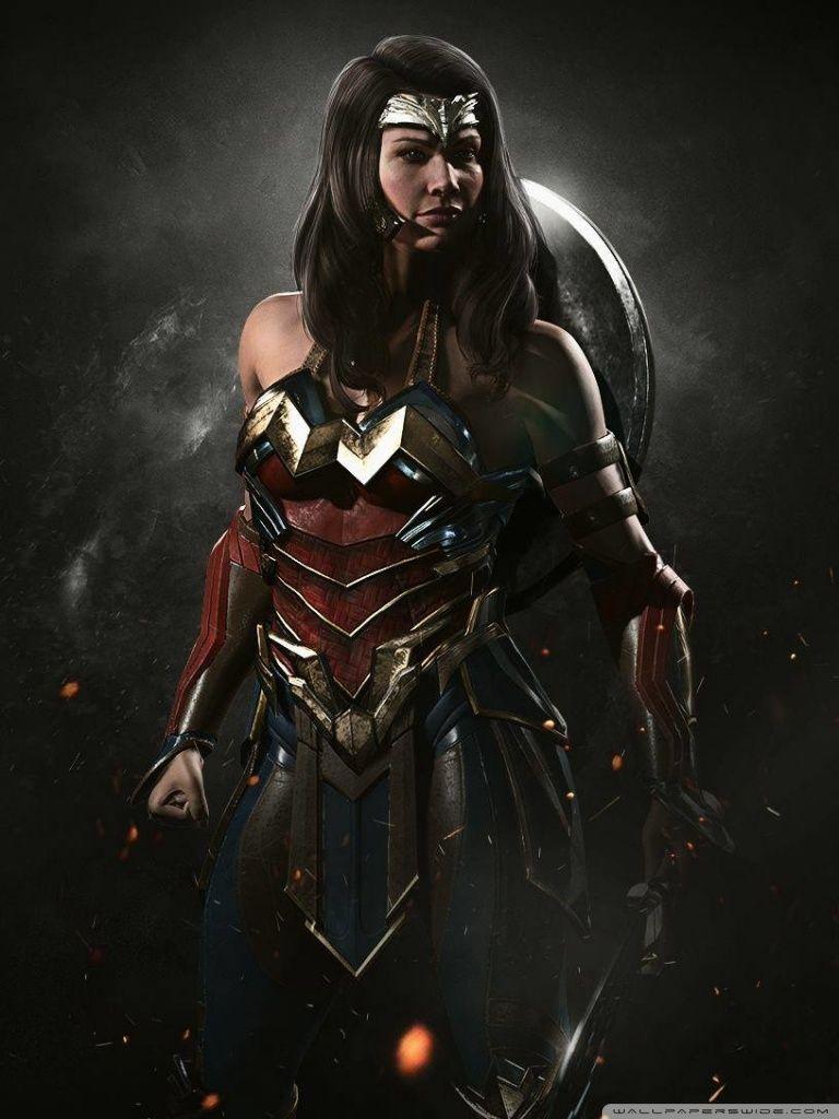 768x1024 Wonder Woman Injustice Wallpaper Mobile. Wonder woman, Injustice 2 characters, Dc injustice