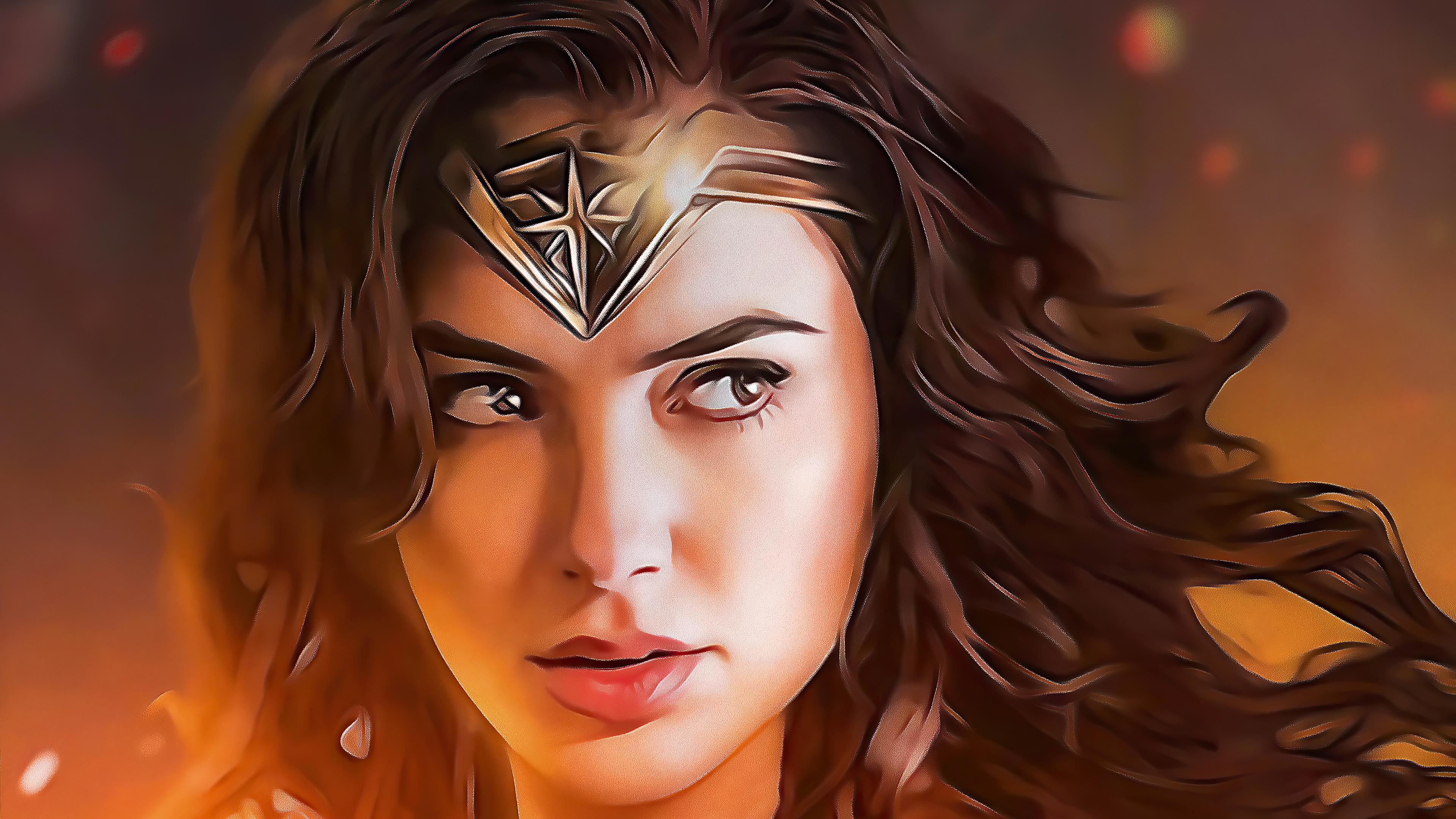 3840x2160 The Wonder Woman Fanart 4k, HD Superheroes, 4k Wallpaper, Image, Background, Photo and Picture