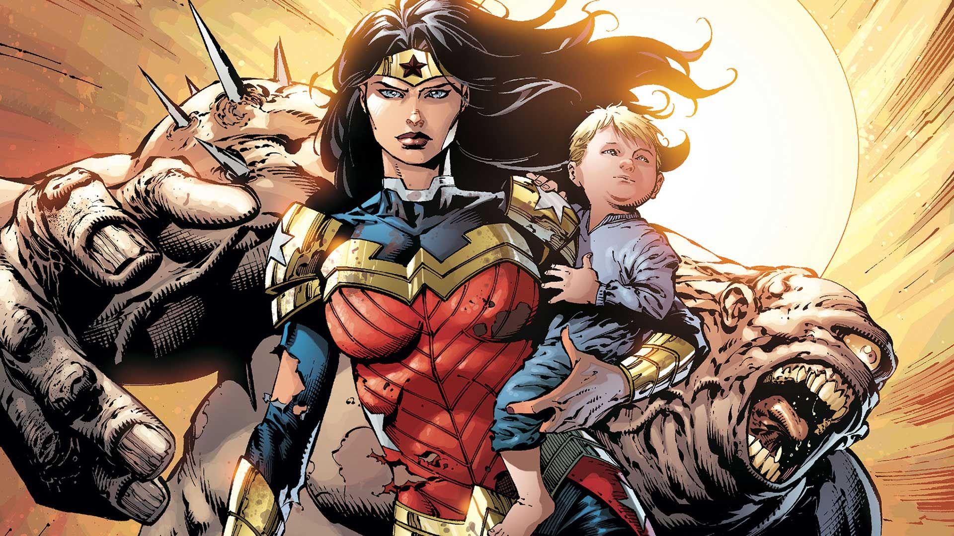1920x1080 Wonder Woman Comic Book Wallpaper