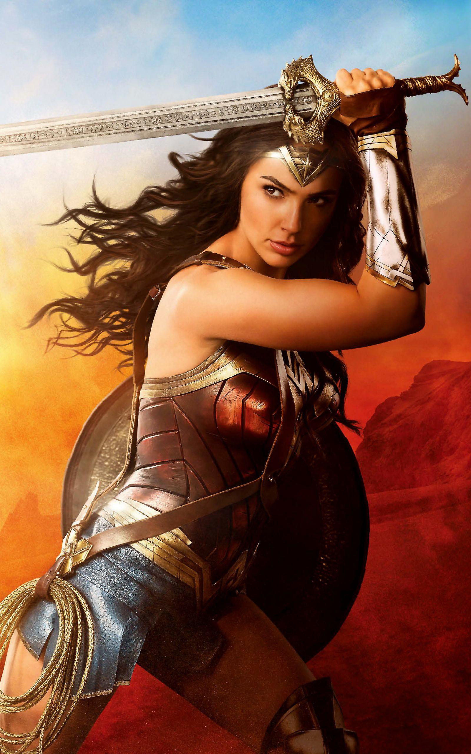 1600x2560 Justice League & Upcoming DC Movies (Mobile Wallpaper 152) {1080p to 4K} post. Wonder woman movie, Gal gadot wonder woman, Wonder woman