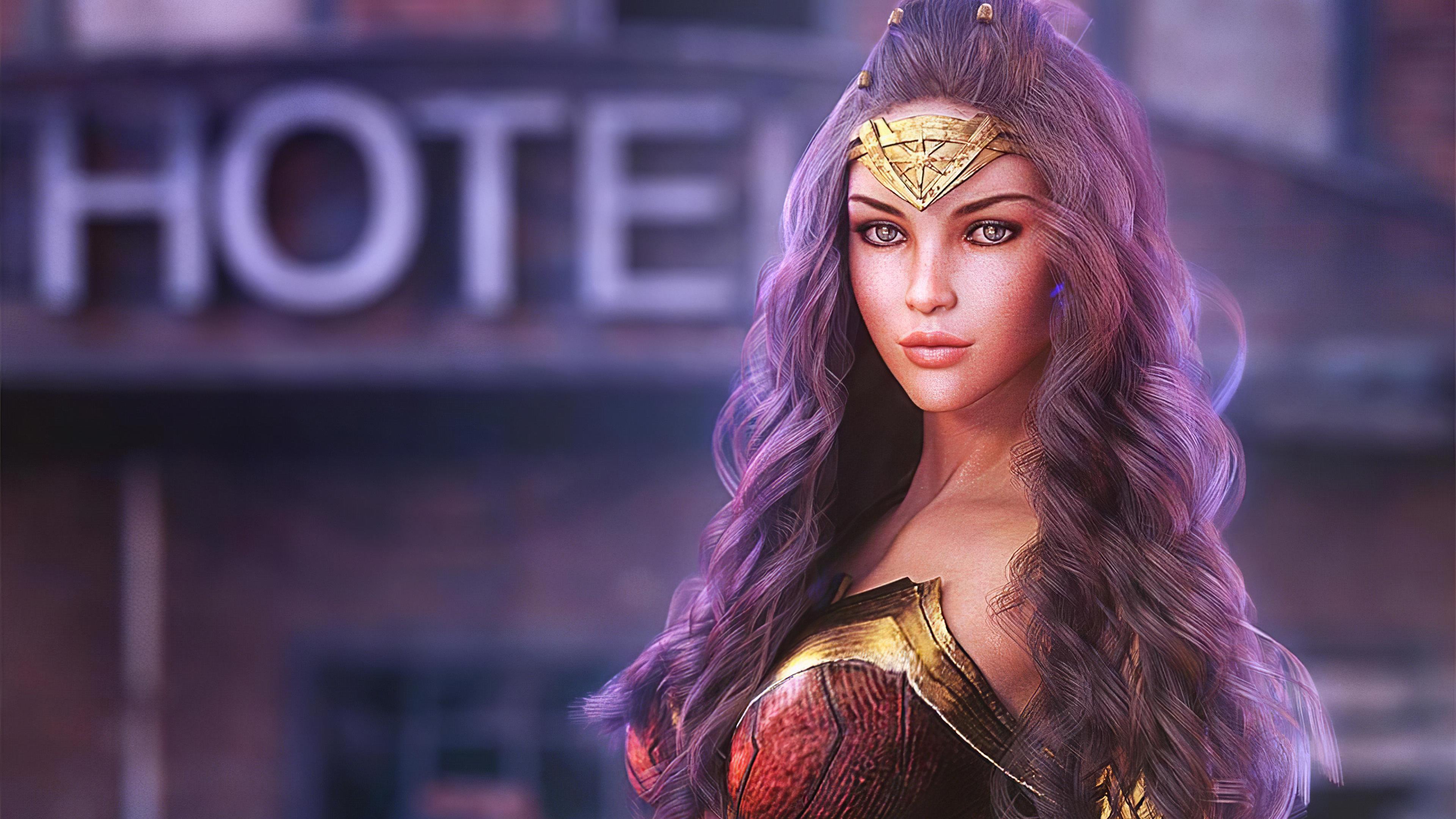 3840x2160 Wonder Woman Fanart Wallpaper 4k Ultra HD