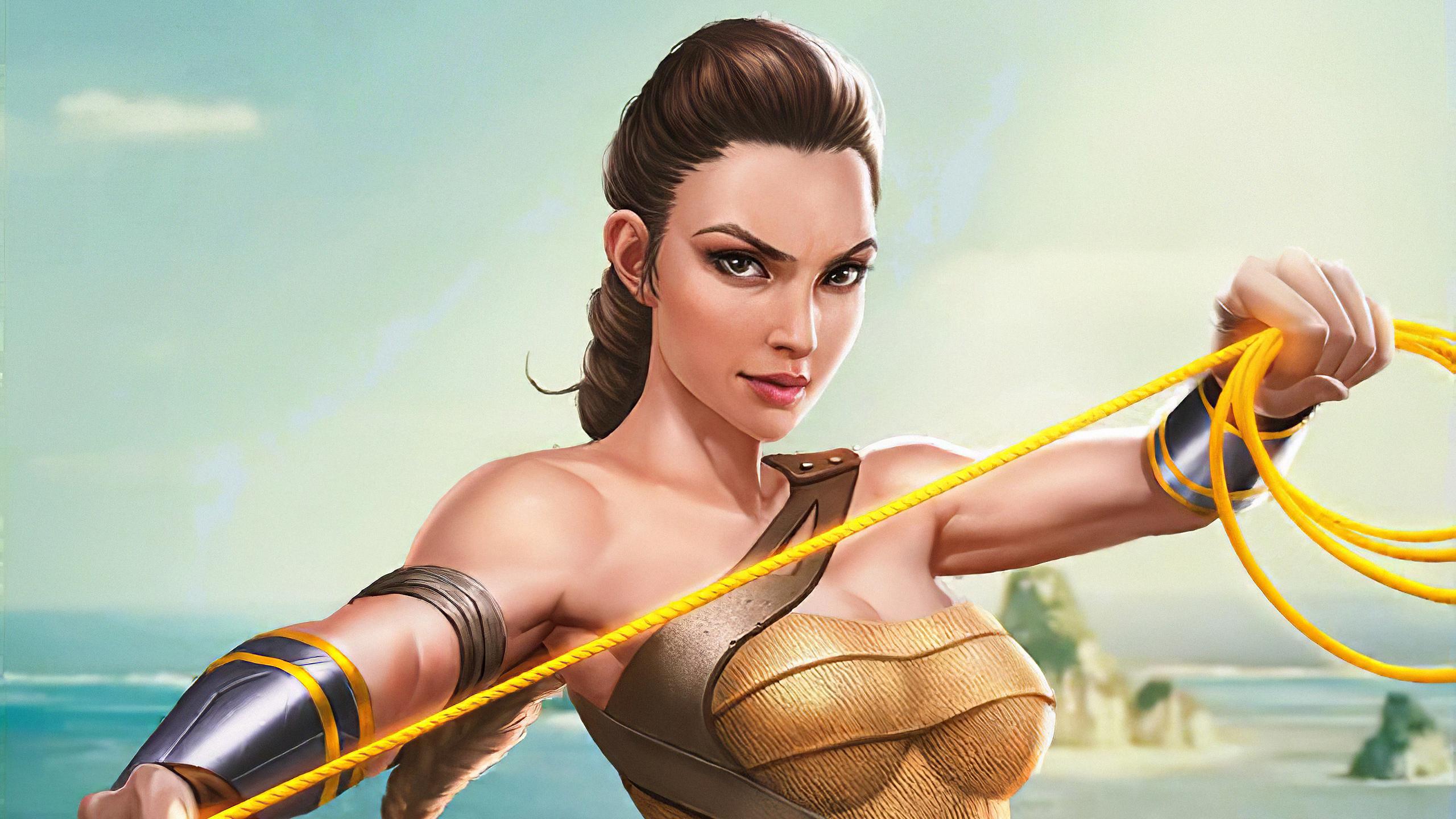2560x1440 wonder woman, hd, superheroes, artist, artwork, digital art