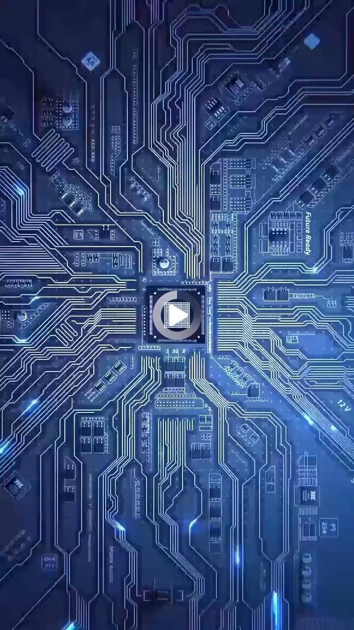 720x1280 iPhone Circuit Board Wallpaper