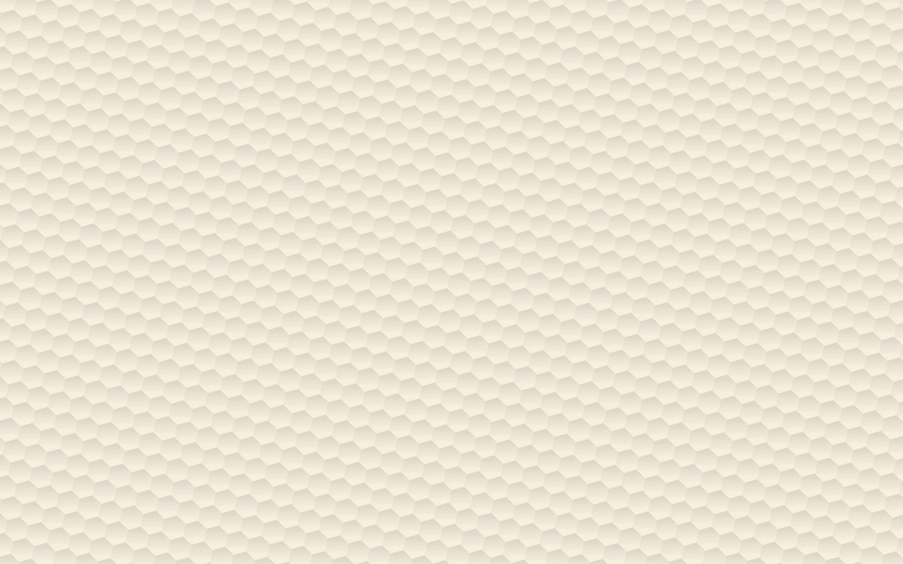 3840x2400 Honeycomb Dark Beige Poly Pattern