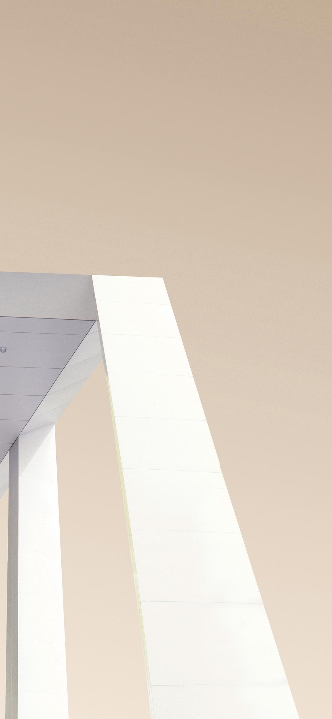 1125x2436 Simple Architecture Beige Pattern Background Wallpaper