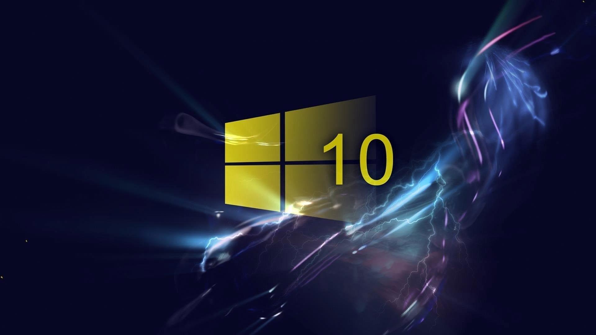 1920x1080 Windows 10 wallpaper, night, illuminated, motion, light phenomenon • Wallpaper For You HD Wallpaper For Desktop & Mobile