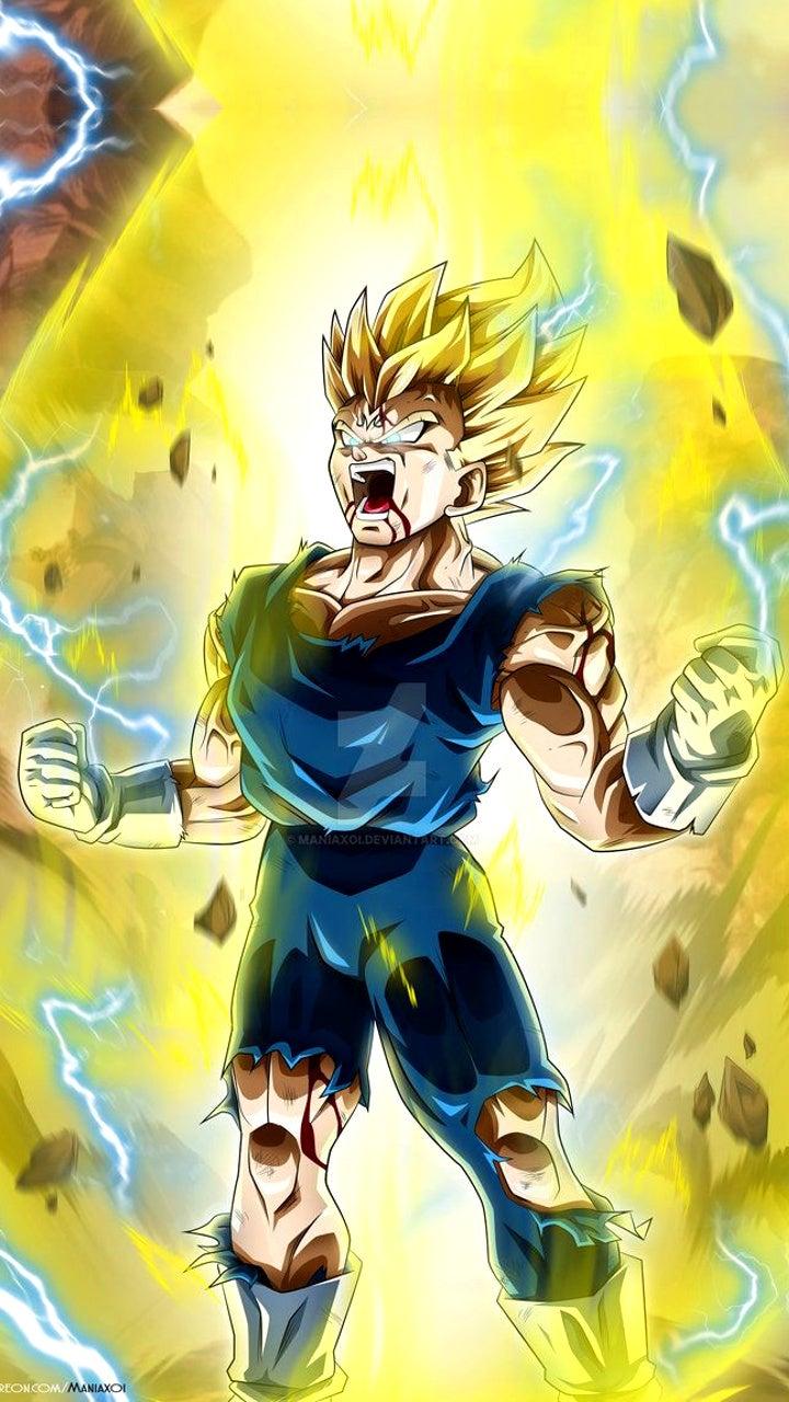 720x1280 fanart Majin Vegeta Dragon Ball + live wallpaper in comments
