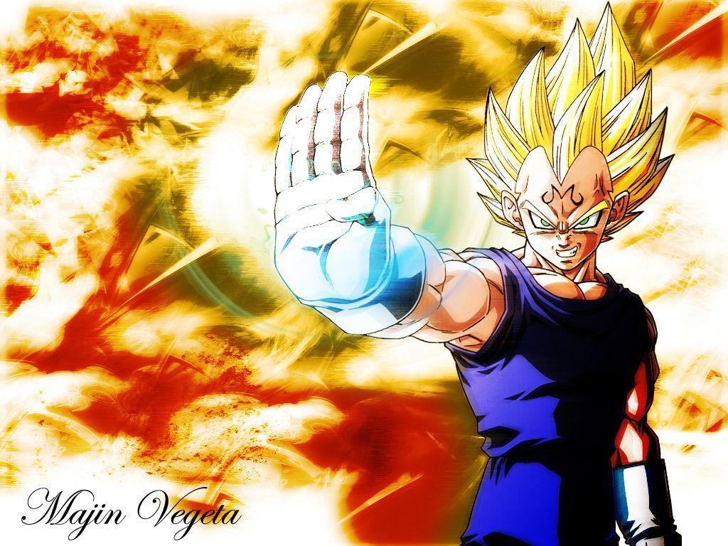 1024x768 Majin Vegeta Wallpaper