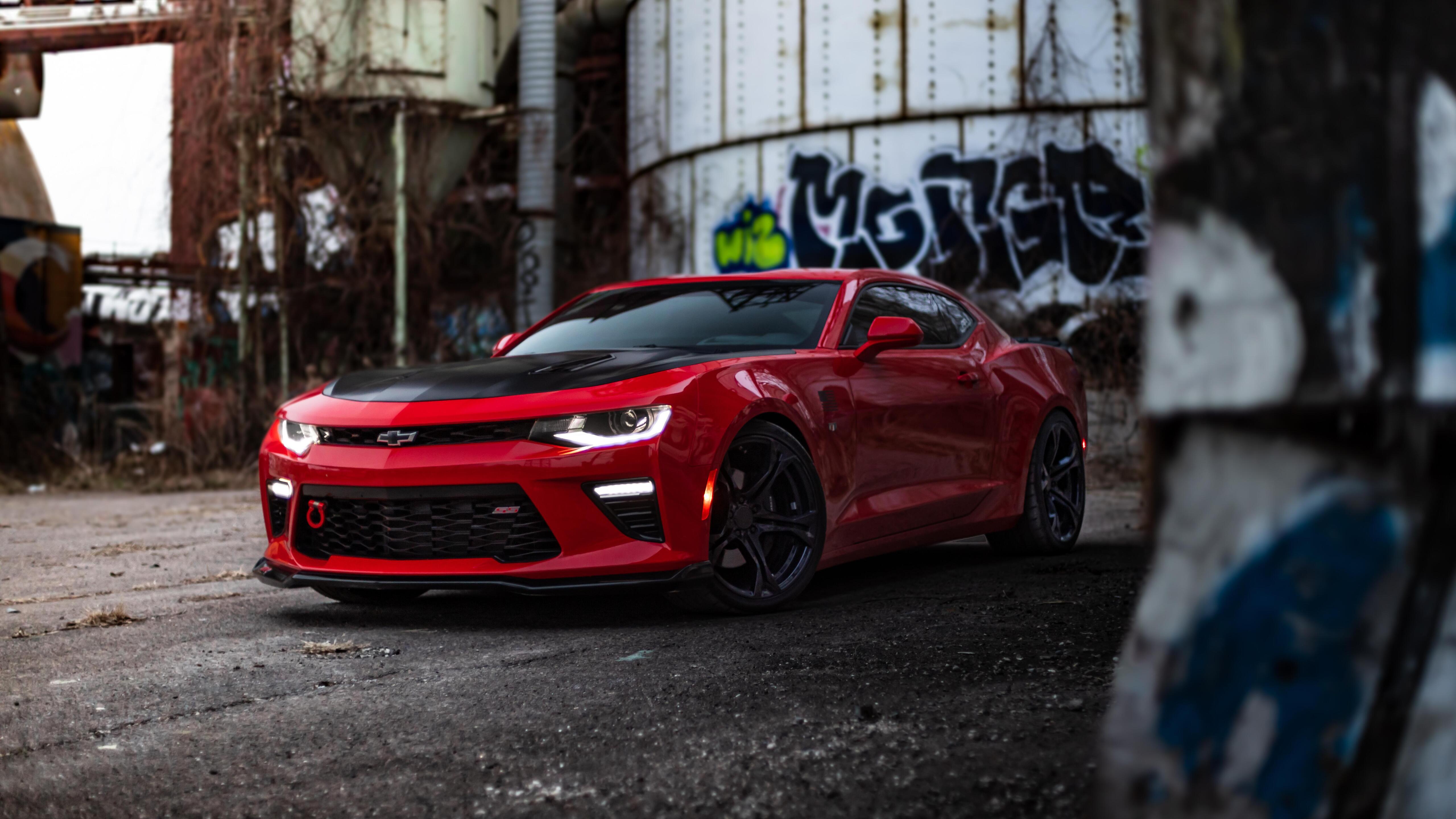 5120x2880 Red Chevrolet Camaro 8k 5k HD 4k Wallpaper, Image, Background, Photo and Picture