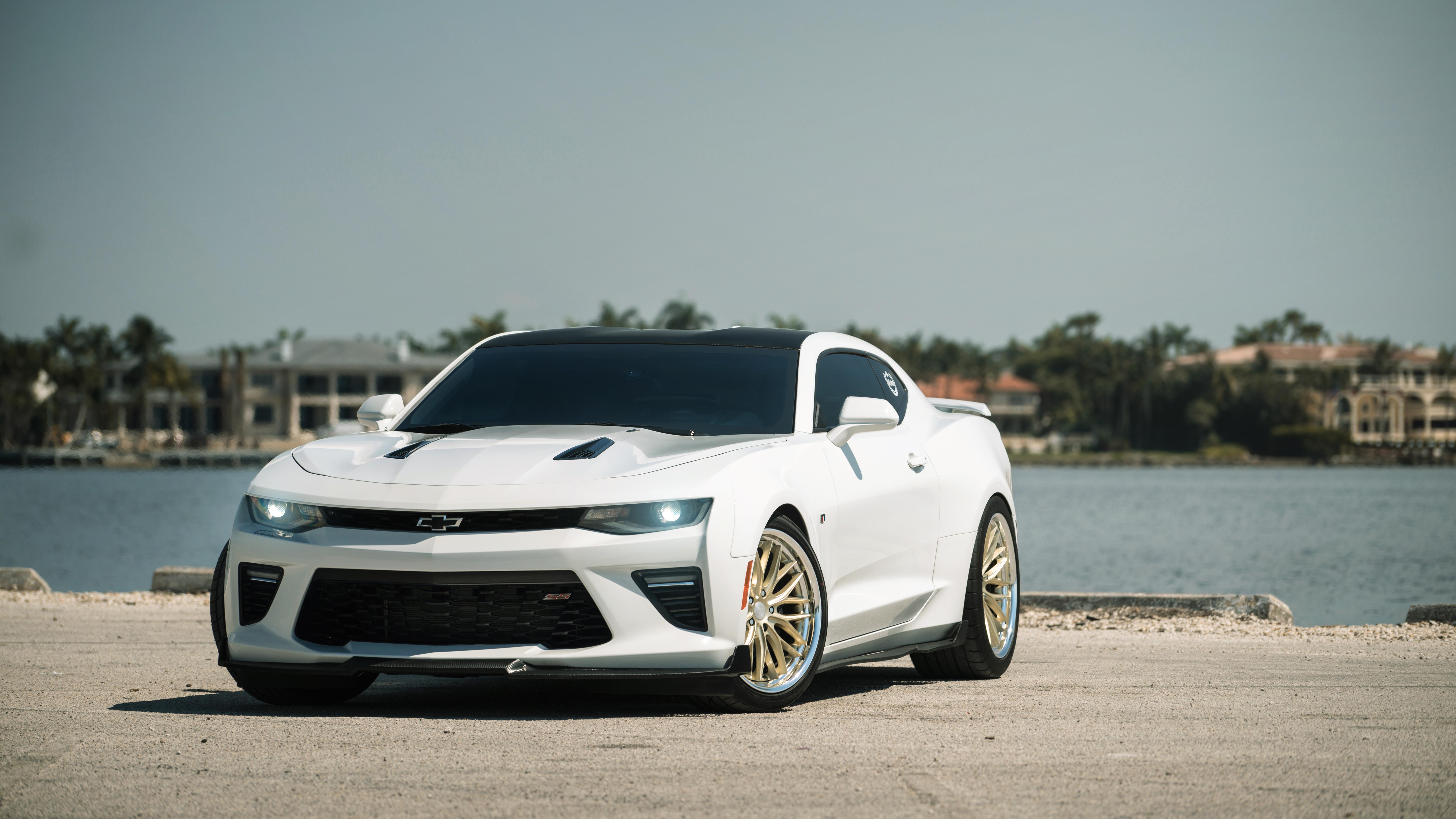 7200x4050 #Chevrolet Camaro, K, #Vossen Wheels, K. Mocah HD Wallpaper