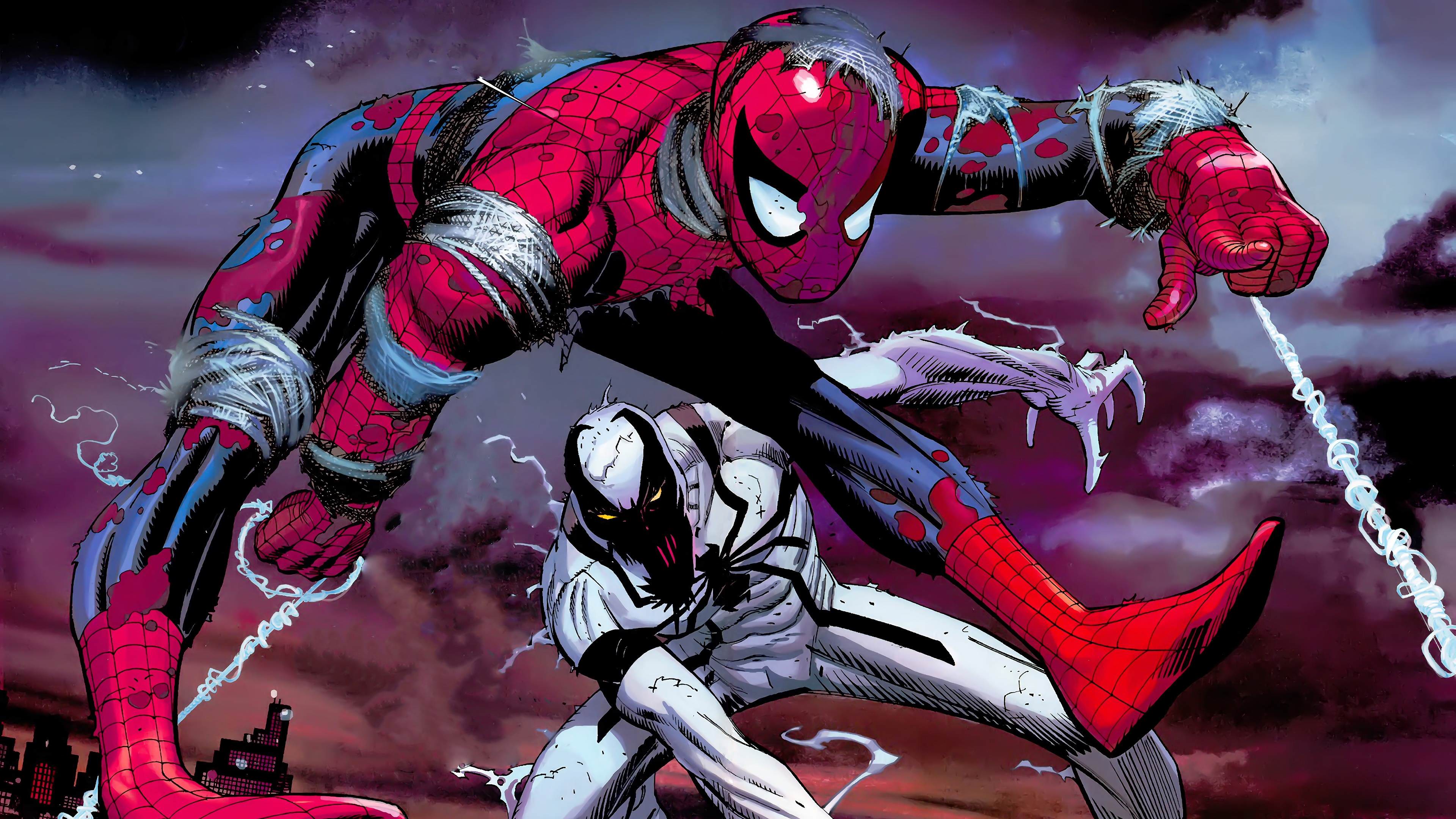 3840x2160 Anti Venom Spider Man Marvel Comics 4K