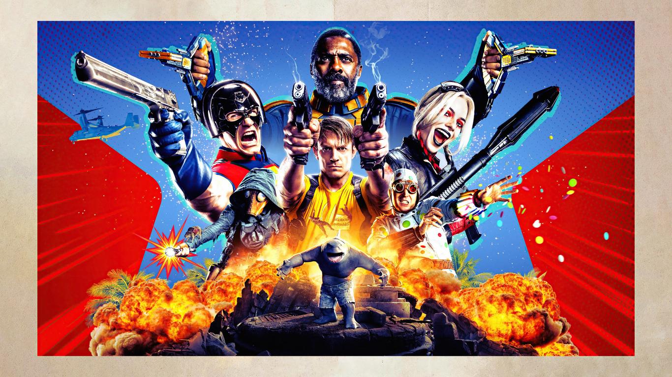 1366x768 The Suicide Squad 2021 Banner Art 8k 1366x768 Resolution HD 4k Wallpaper, Image, Background, Photo and Picture