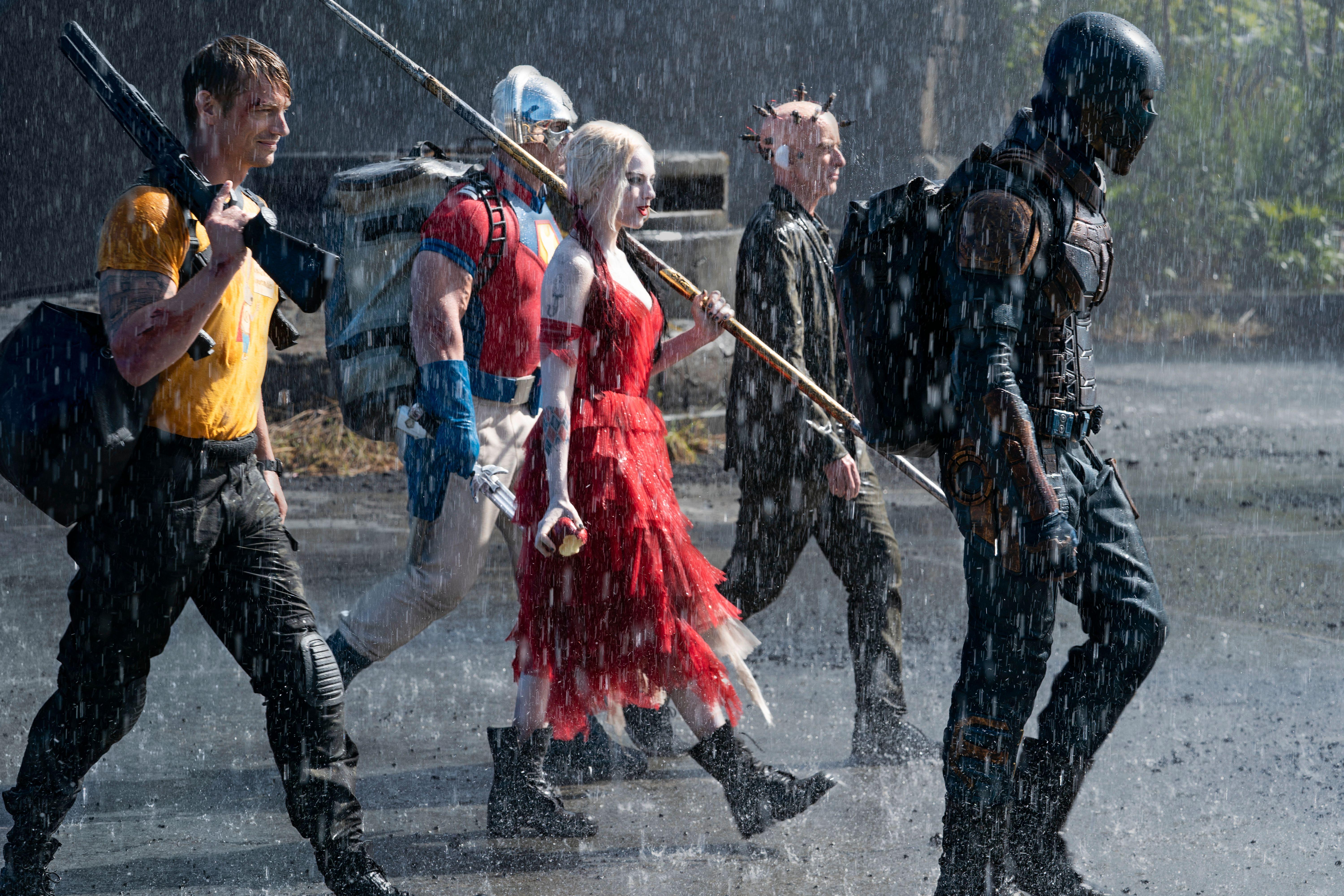 6000x4000 New The Suicide Squad Image Tease King Shark, Harley Quinn, John Cena, and More
