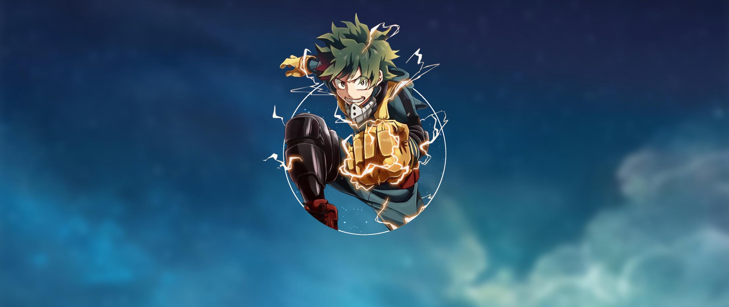 2560x1080 Desktop Wallpaper Izuku Midoriya, My Hero Academia, Anime, Anime Boy, HD Image, Picture, Background, Kcfki9