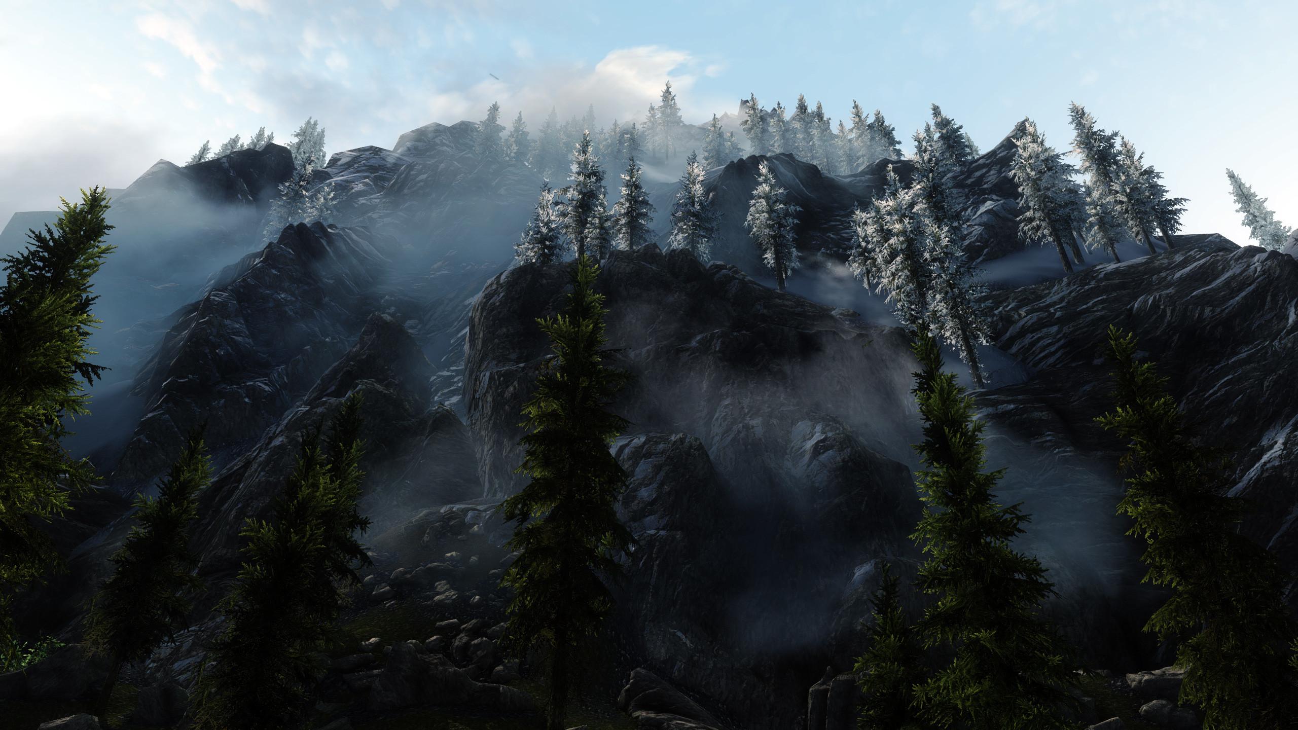 2560x1440 20++ Skyrim Nature iPhone Wallpaper