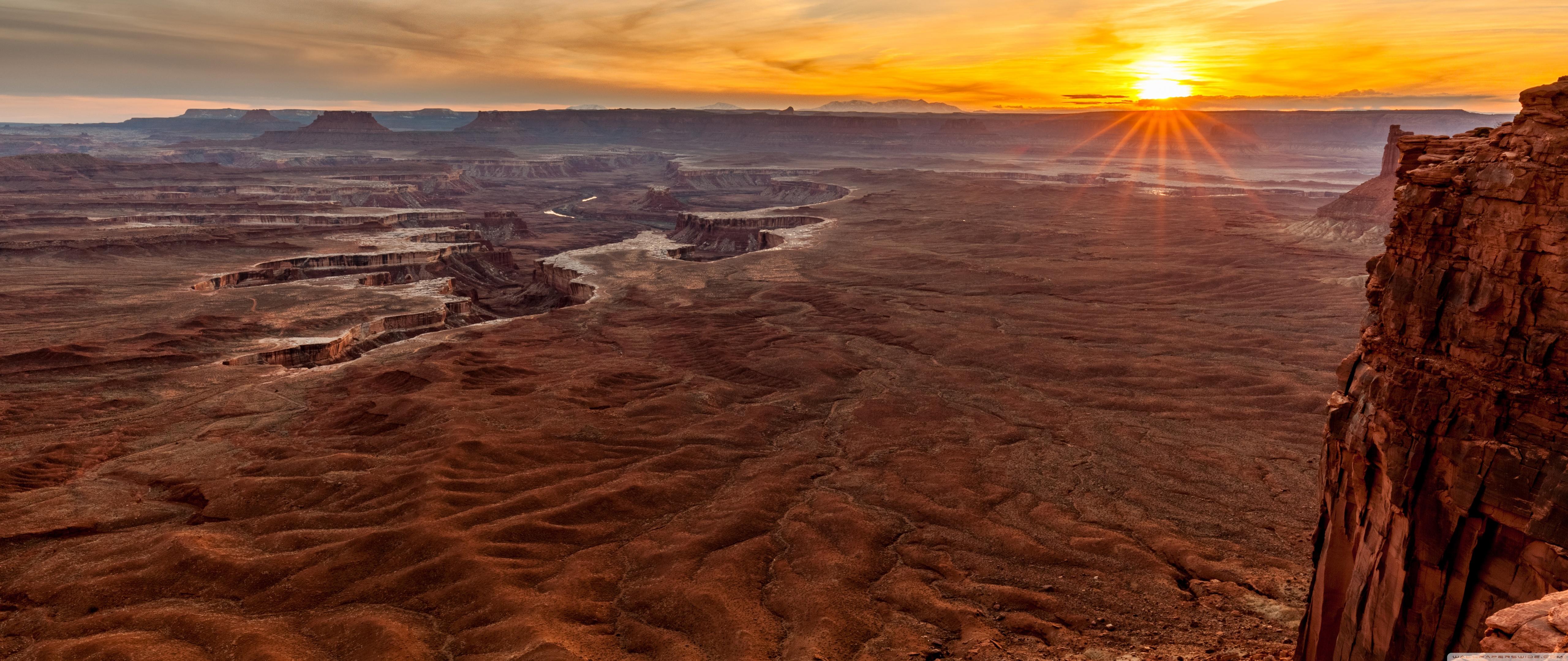 5120x2160 Canyonlands National Park, Sunset Ultra HD Desktop Background Wallpaper for 4K UHD TV : Widescreen & UltraWide Desktop & Laptop : Multi Display, Dual Monitor : Tablet
