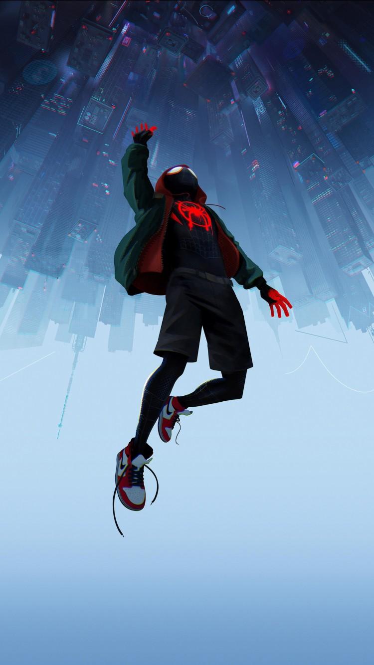 750x1334 Spider Man Into The Spider Verse Wallpaper