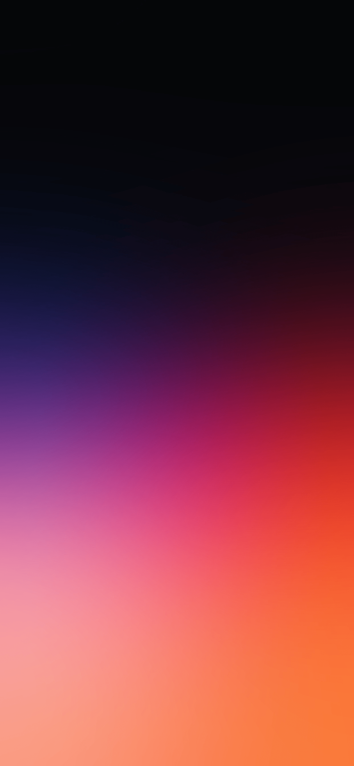 1242x2688 Orange And Black Gradient Wallpaper