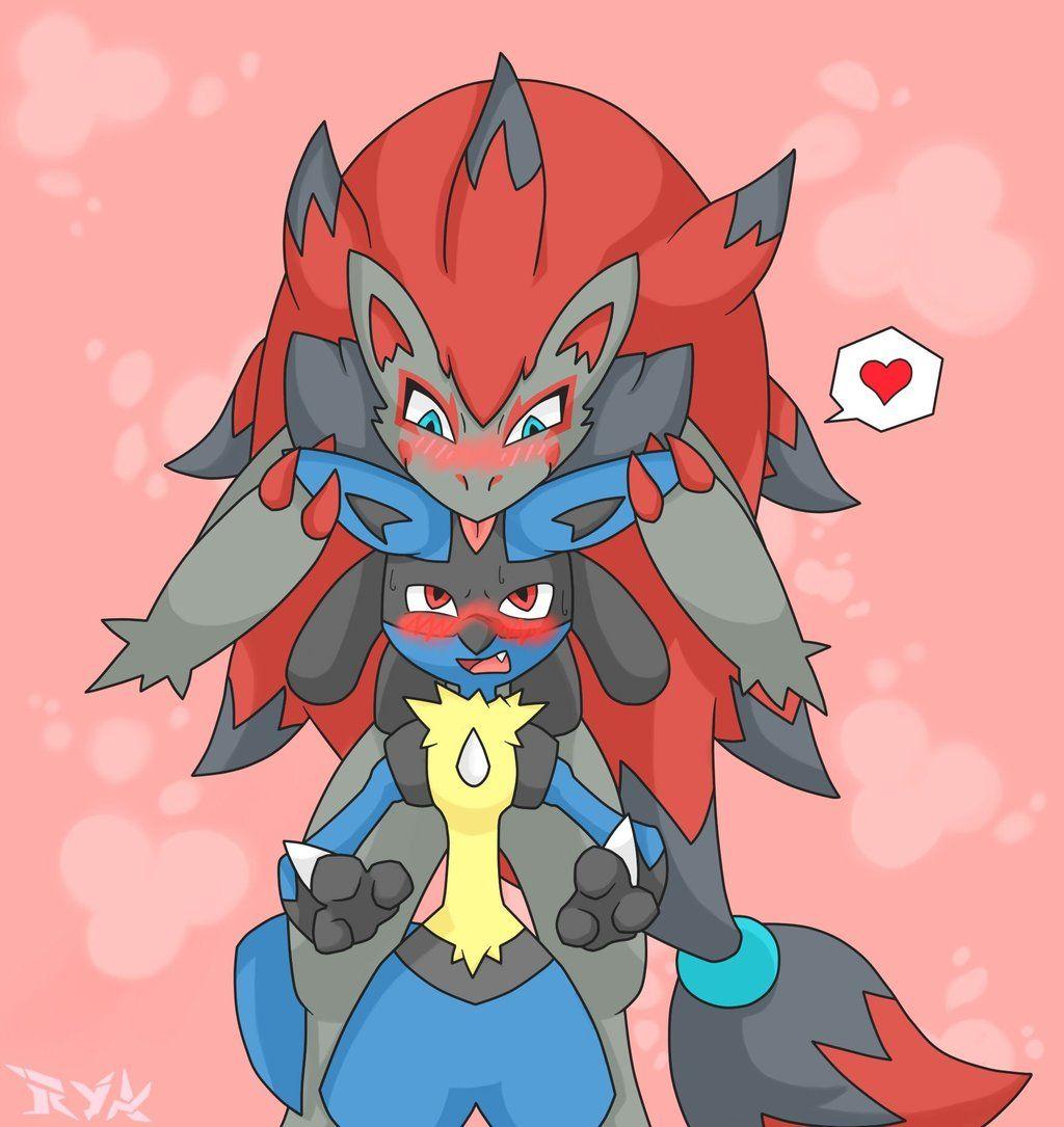 1024x1085 Lucario and Zoroark