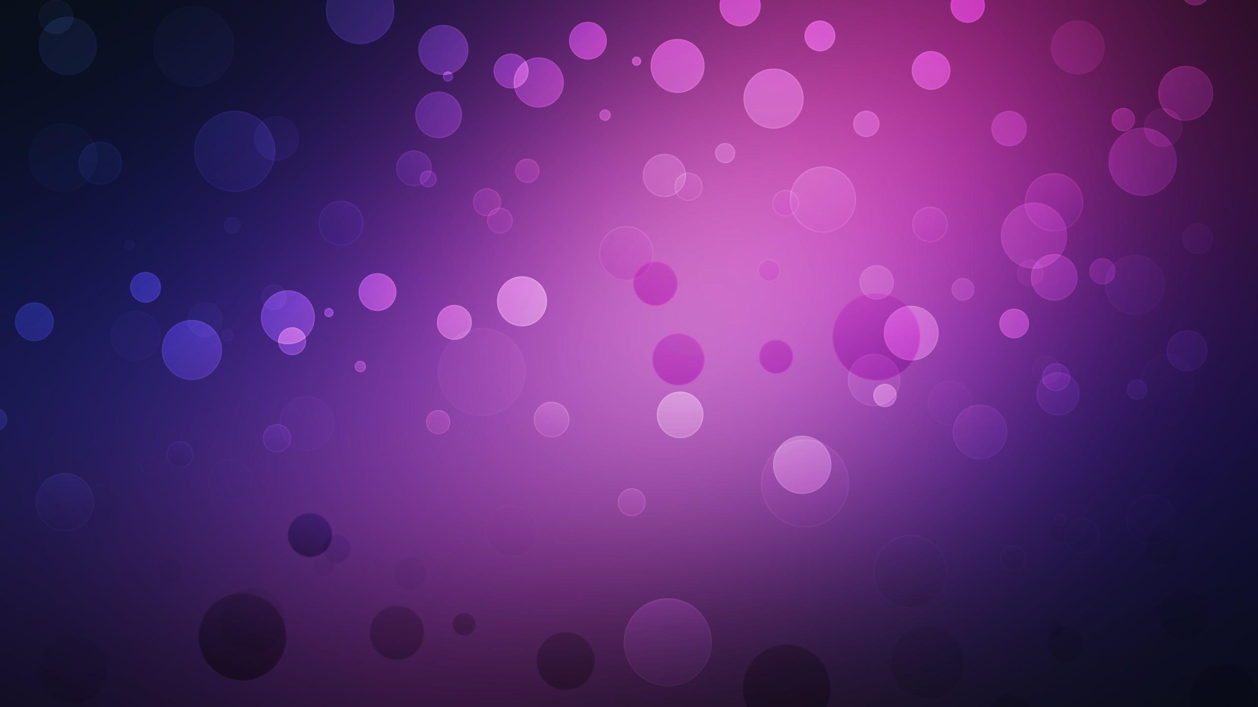 2560x1440 Abstract circles gradient wallpaperx1440