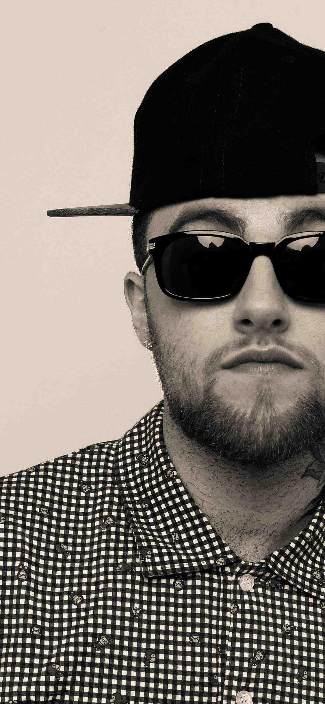 1125x2436 1125x iPhone X Mac Miller Musician Glasses Wallpaper Mac Miller Signature