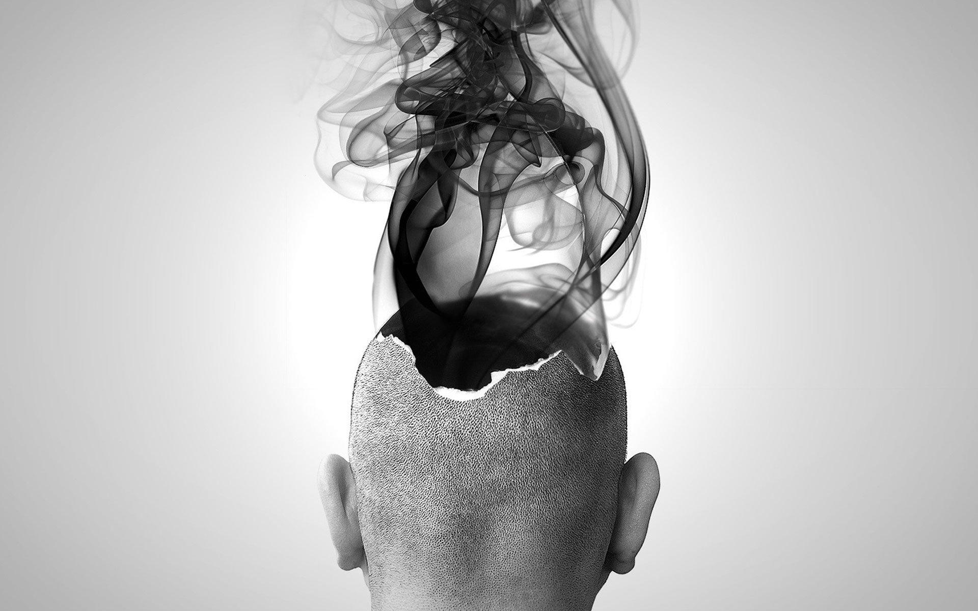 1920x1200 brain, Anatomy, Medical, Head, Skull, Dark, Psychedelic, Smoke, Explosion Wallpaper HD / Desktop and Mobile Background