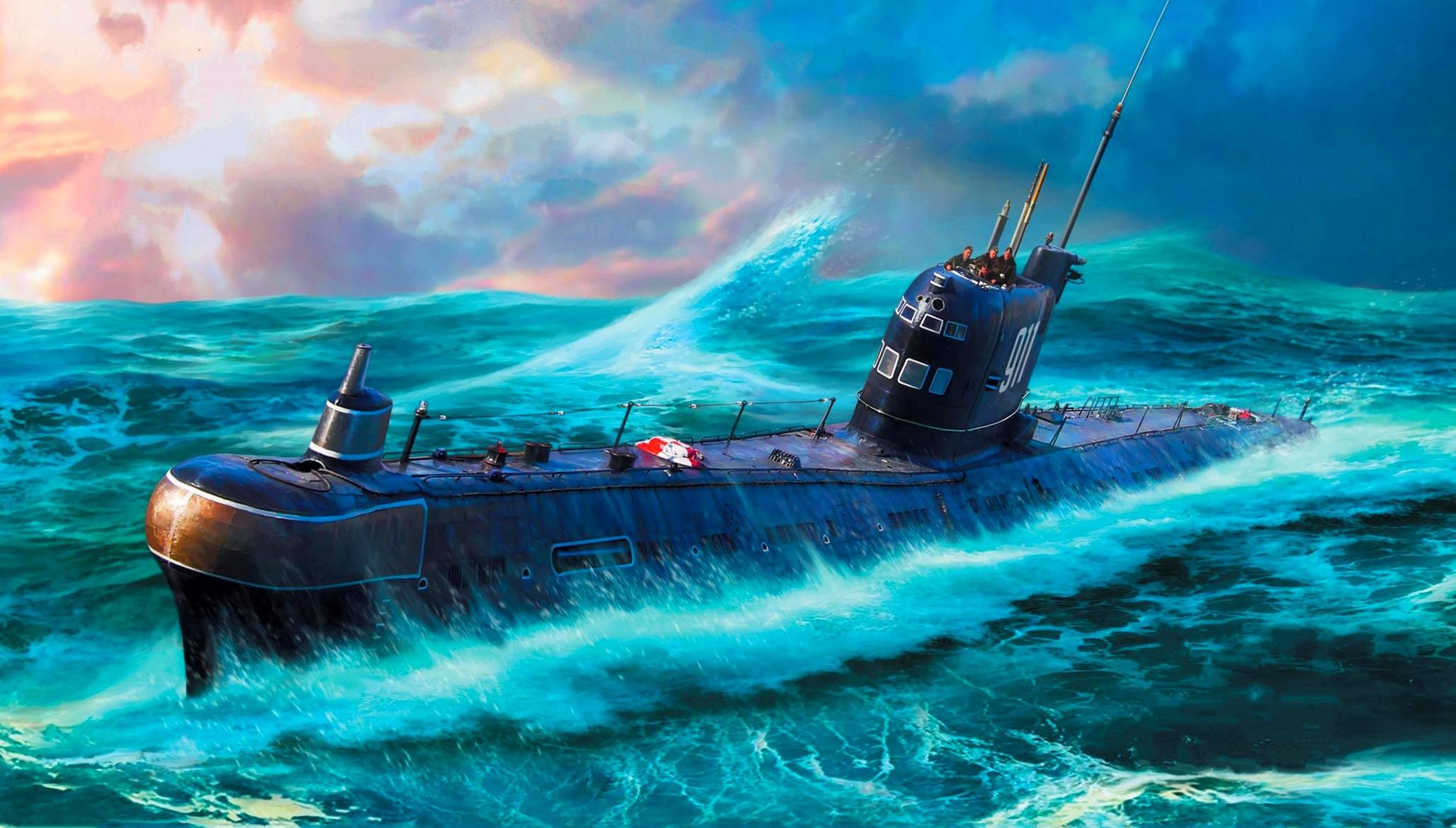 2056x1170 Submarine HD Wallpaper