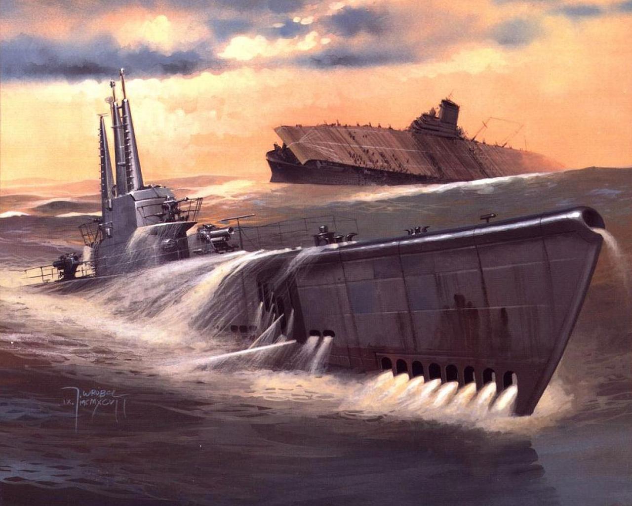 1280x1024 World Of Warships Submarine Wallpaper