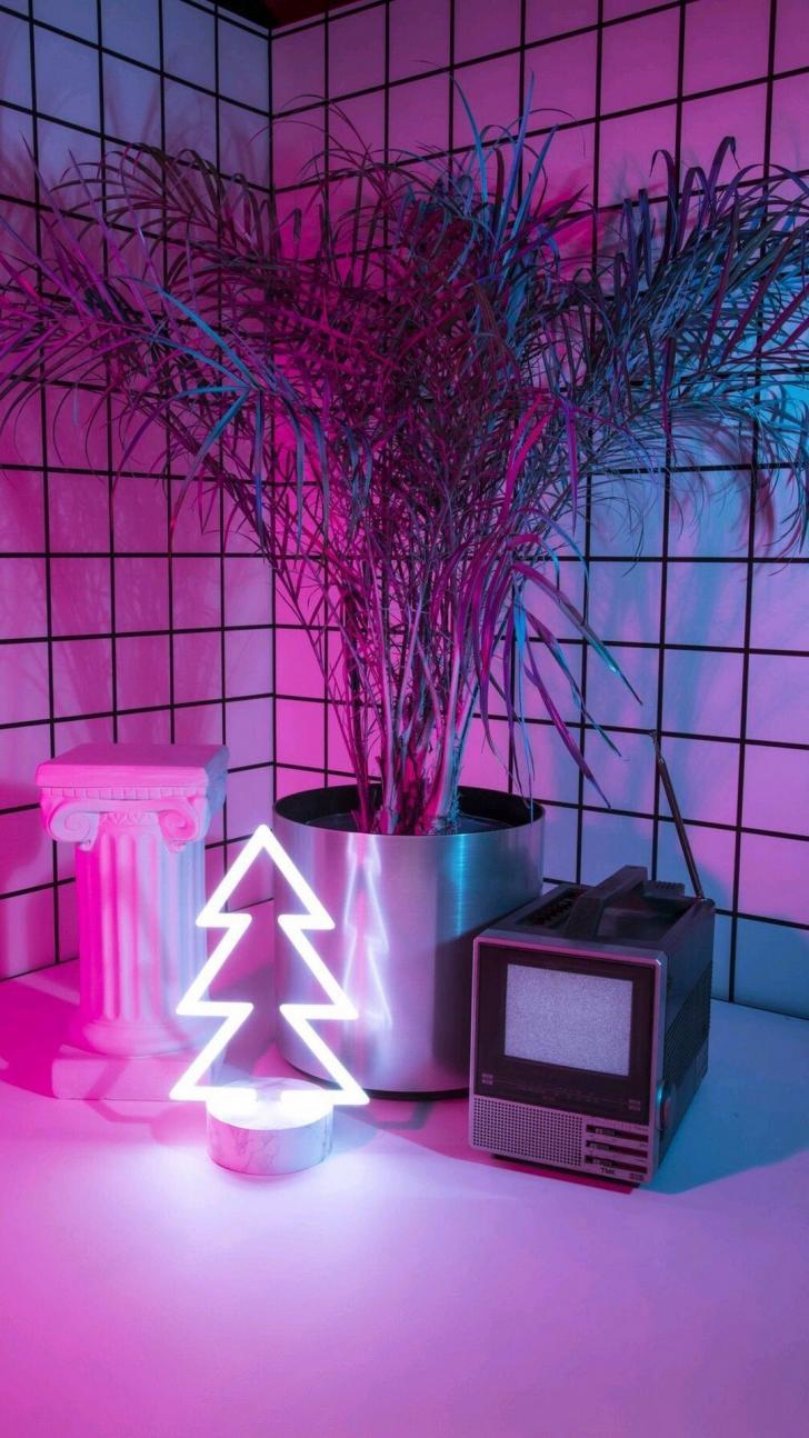 728x1294 Wallpaper HD: Neon, Purple, Aesthetic, Wallpaper, Top, Free, Neon, Purple