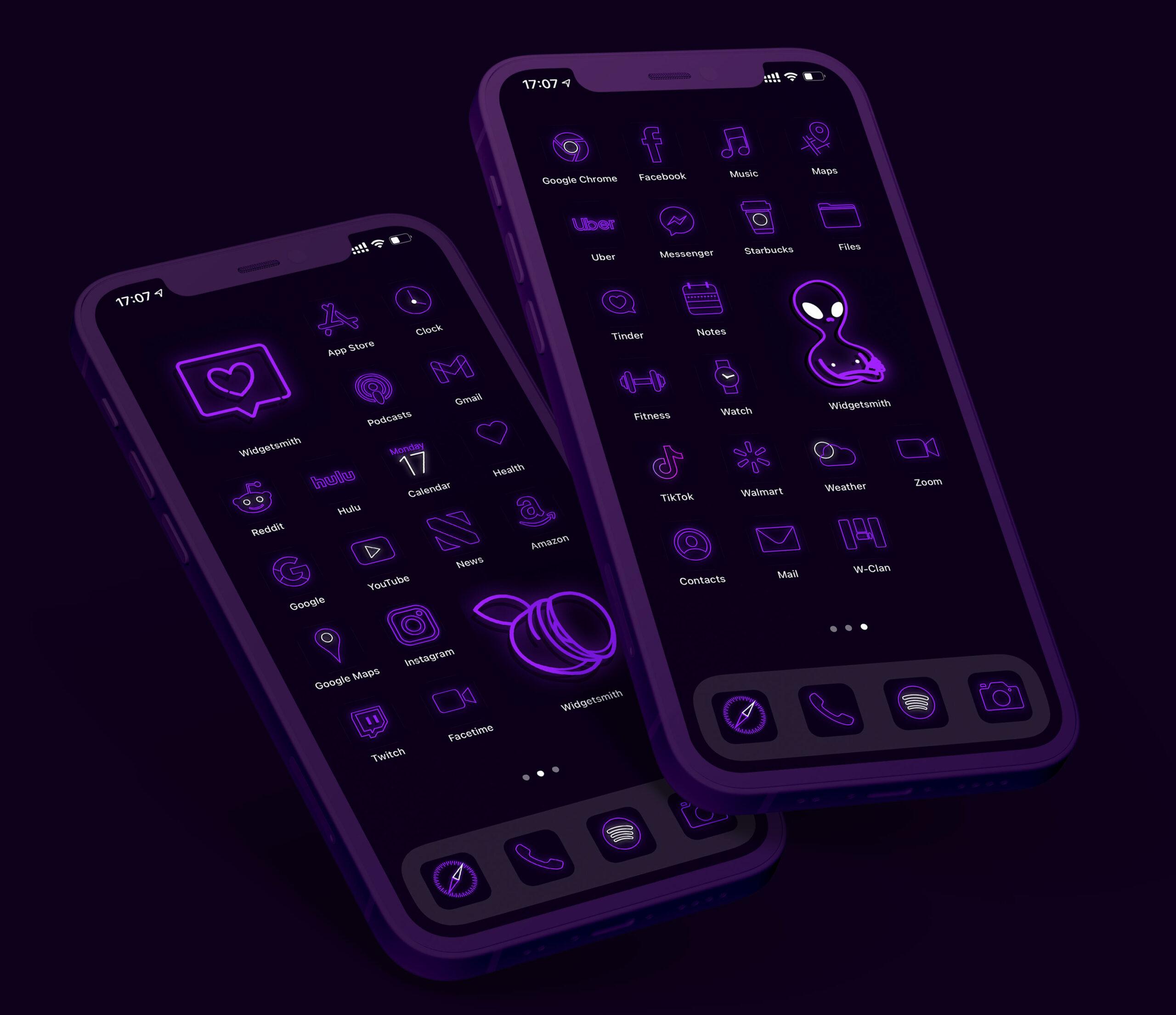 Purple Neon Aesthetic Computer Wallpapers - Top Free Purple Neon ...