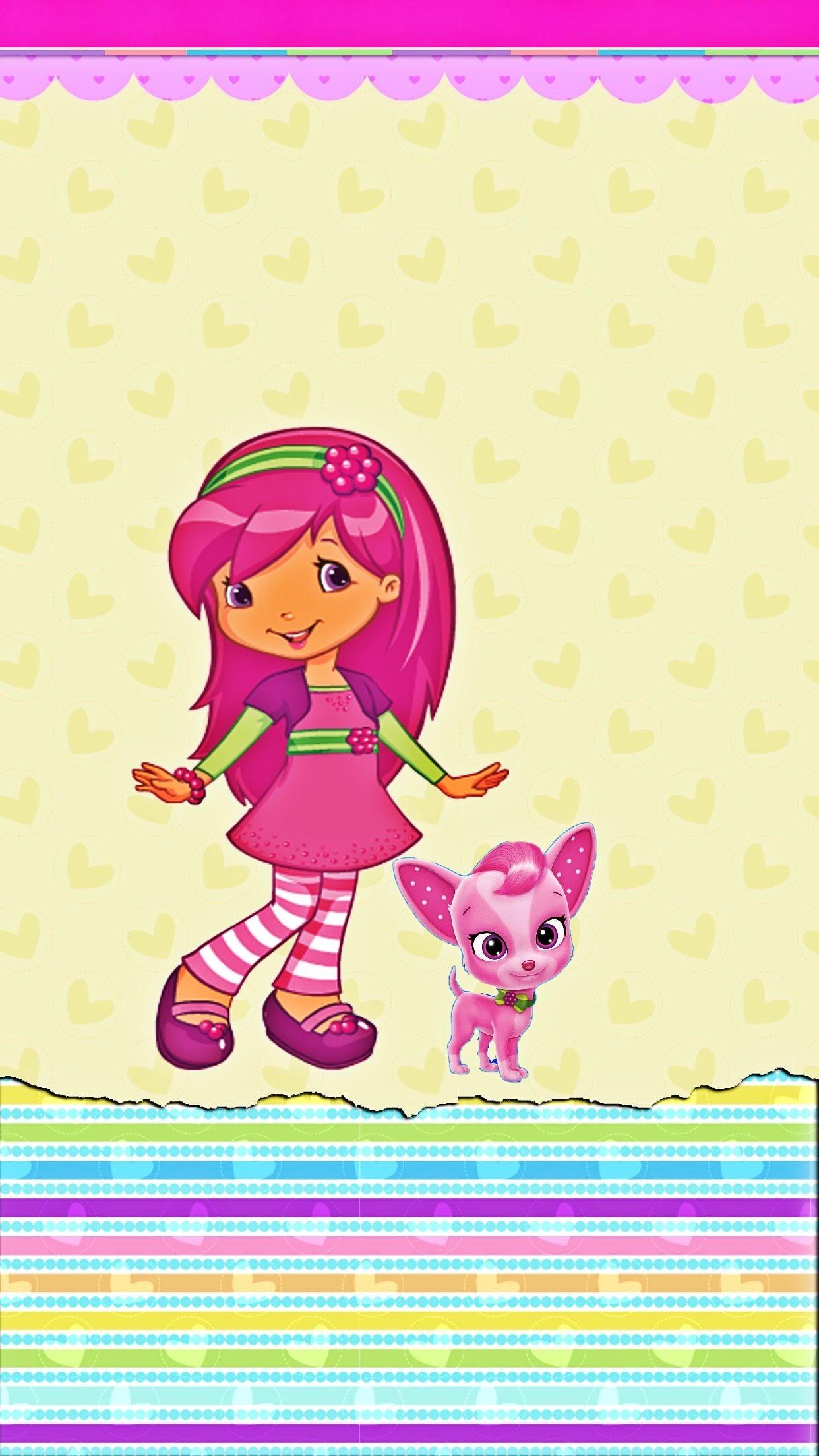 1242x2208 Beautiful Wallpaper, Colorful Wallpaper, Wallpaper Wallpaper Strawberry Shortcake