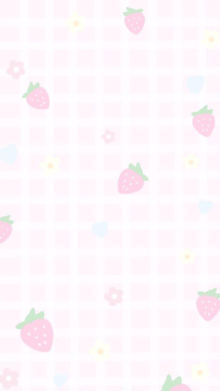 700x1245 ♥ STRAWBERRY WALLPAPERS ♥. Soft wallpaper, Wallpaper iphone cute, Cute wallpaper