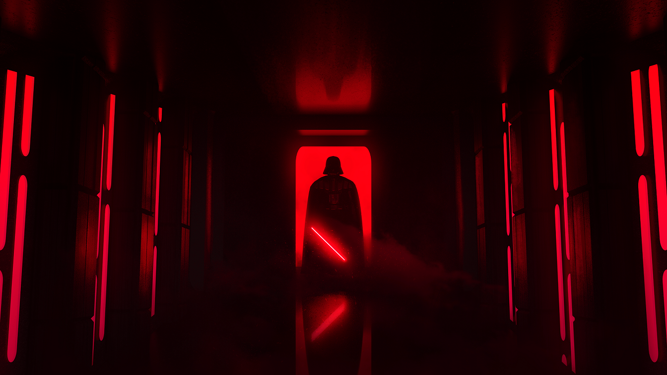 1344x756 Vader Desktop Wallpaper