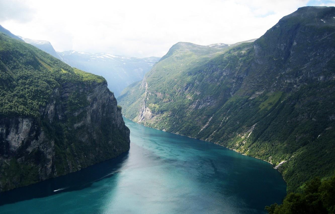 1332x850 Wallpaper landscape, norway, fjord image for desktop, section пейзажи