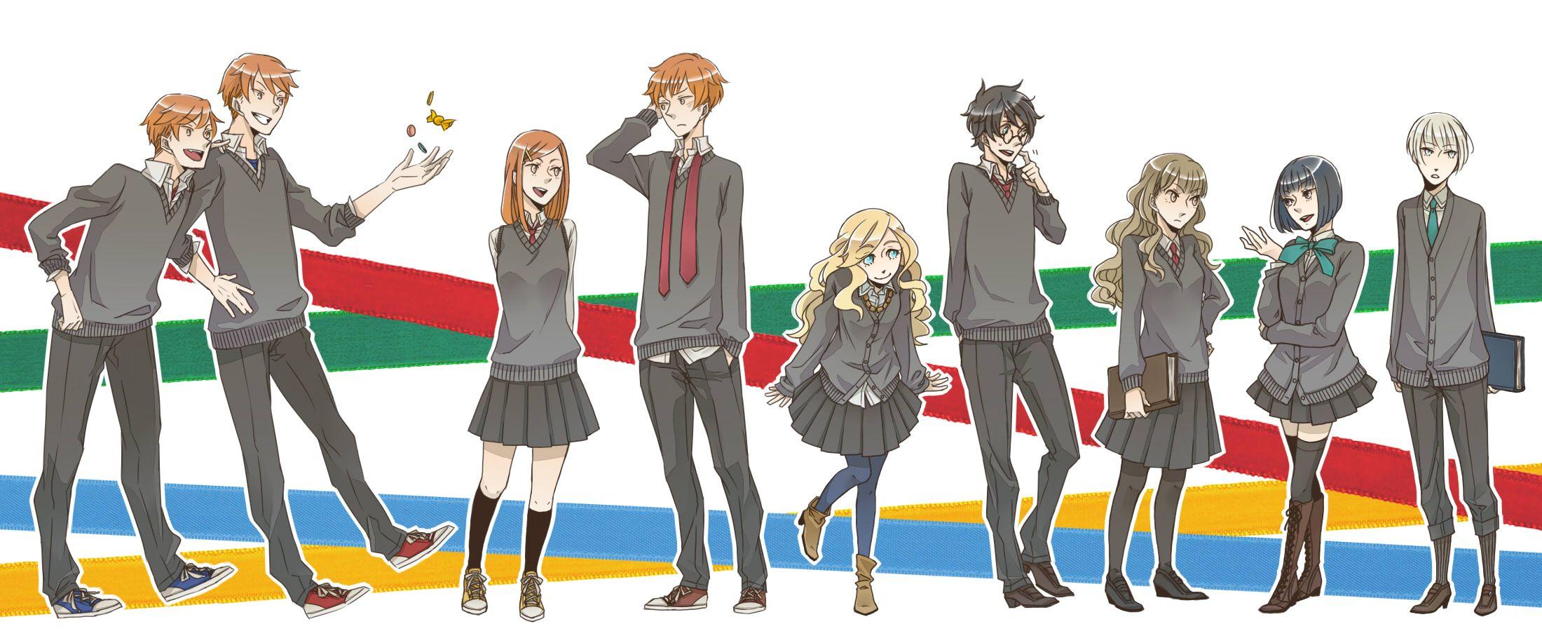 2200x900 Ron Weasley Anime Wallpaper