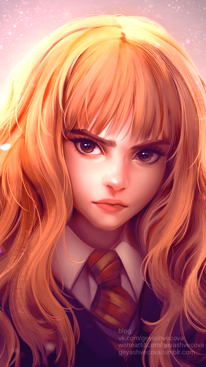 720x1280 beautiful, beautiful girl, beauty, cartoon, colorful, design, drawing, fashion, fashionable, girly, ill. Dessin harry potter, Art harry potter, Harry potter animé