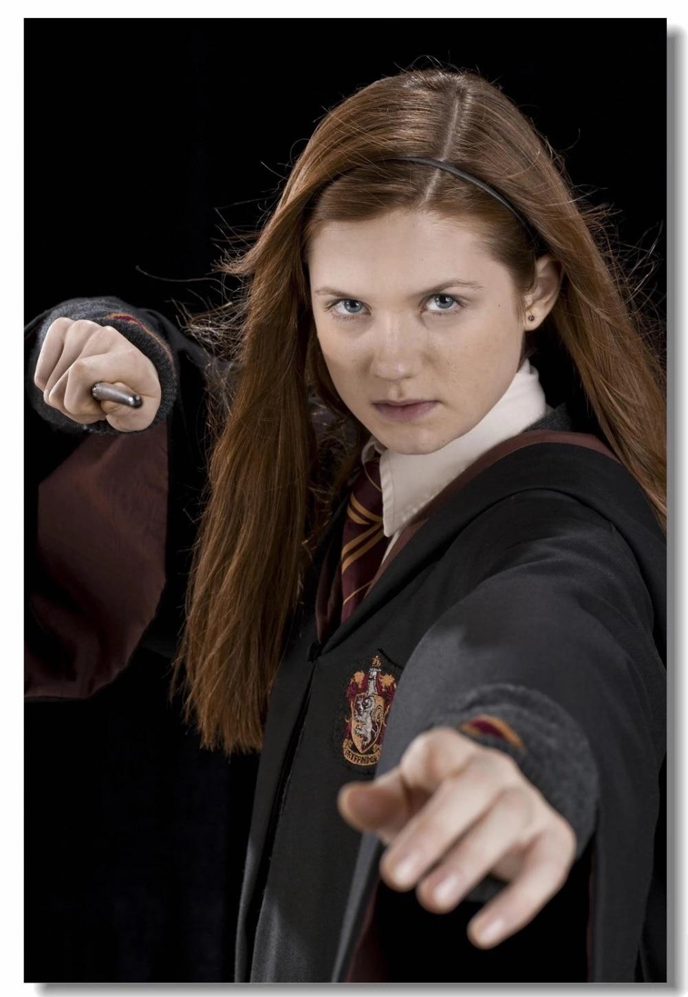 1000x1449 Custom Printing Canvas Wall Decor Bonnie Wright Poster Ginny Molly Weasley Wall Stickers Luna Lovegood Hermione Wallpaper #. Wall Stickers