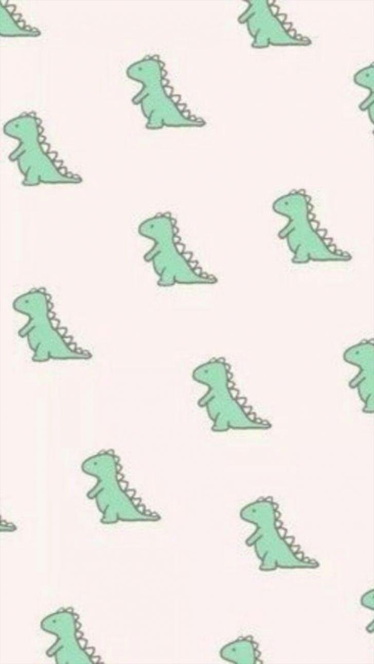 728x1294 Wallpaper HD: Cute, Dinosaur, Aesthetic, Wallpaper, Wallpaper