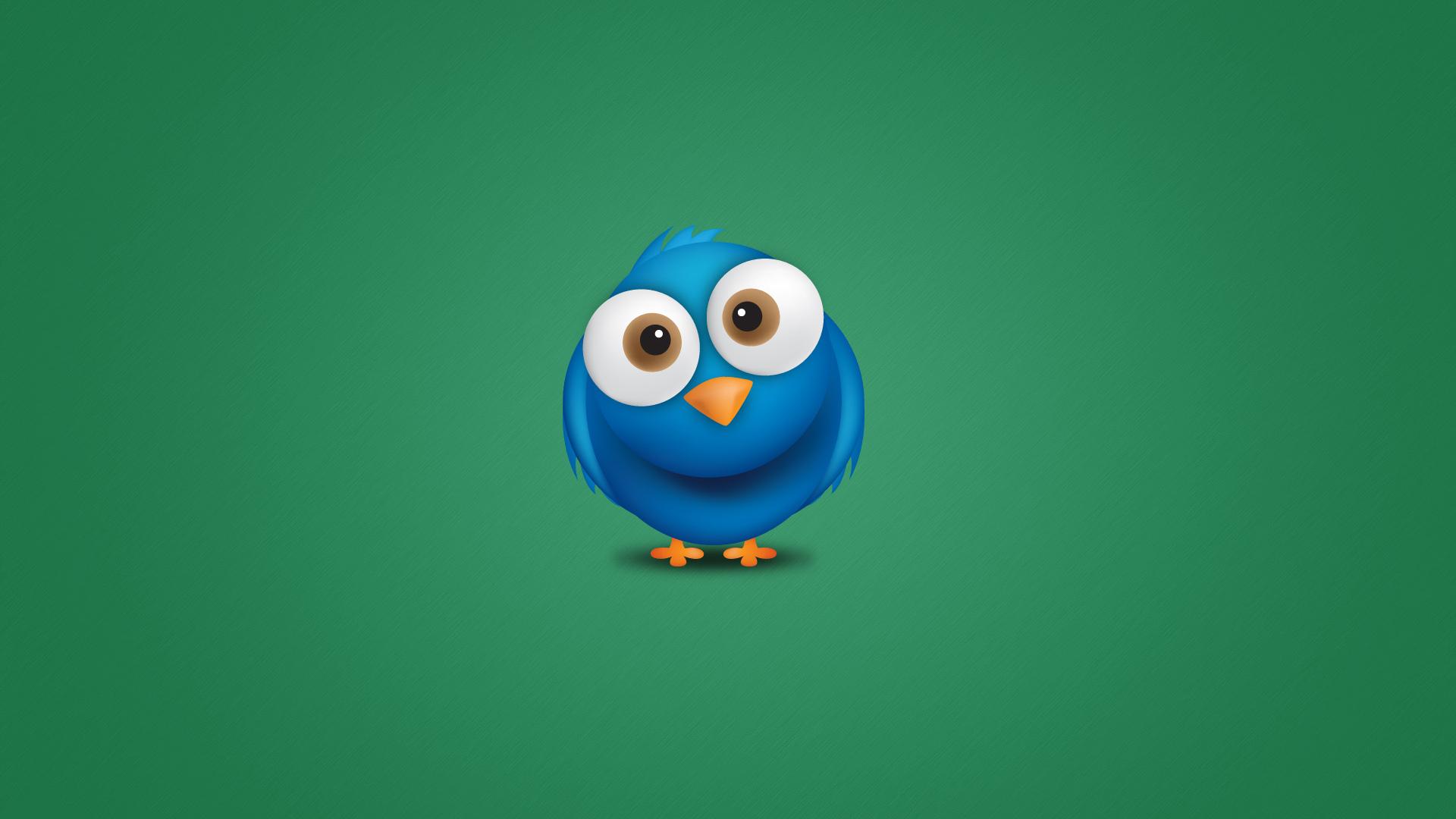 1920x1080 1920x1080 bird, bird, blue, minimalism, animal, twitter