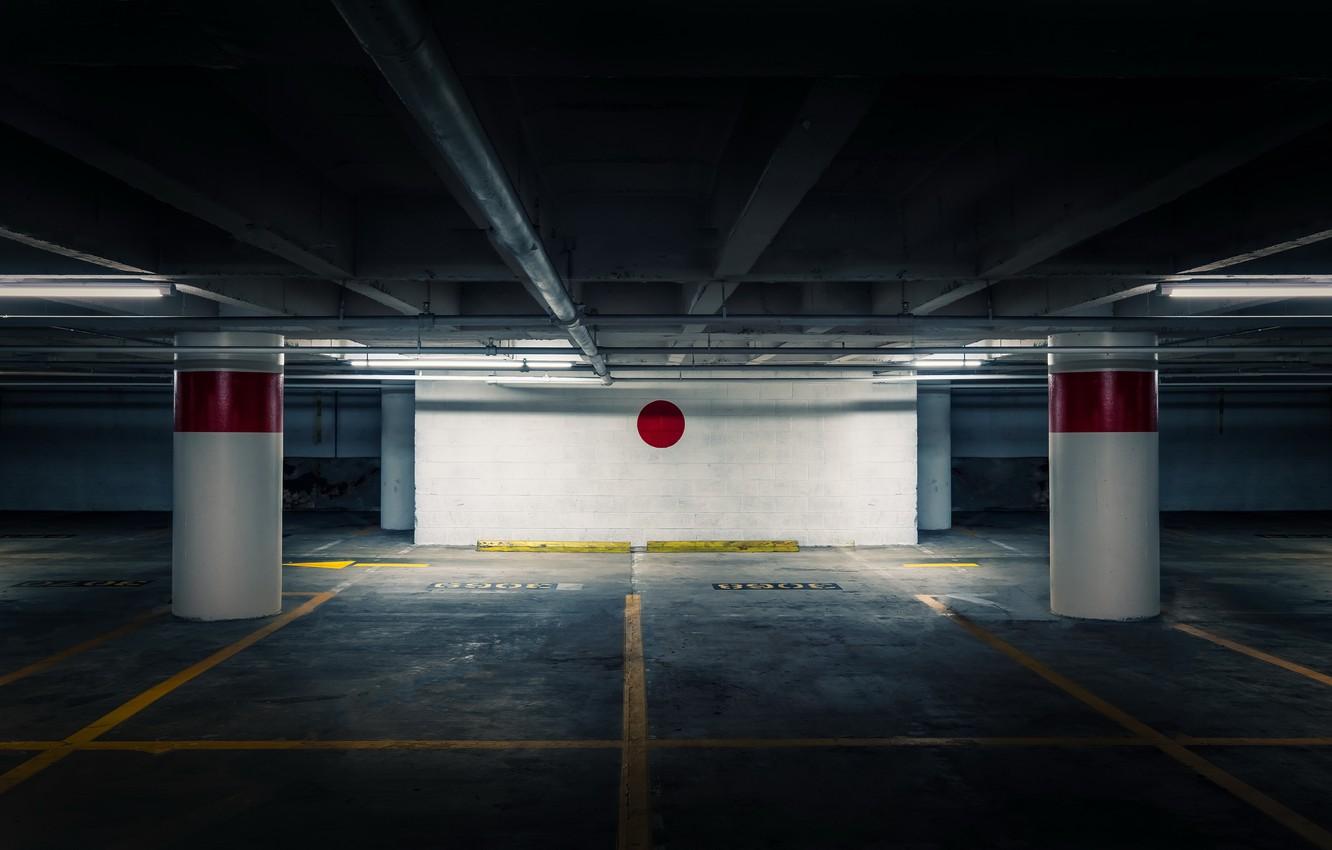 Artistic Parking Garage Paint Image in 4K Artistic Parking Garage Paint Image in 4K