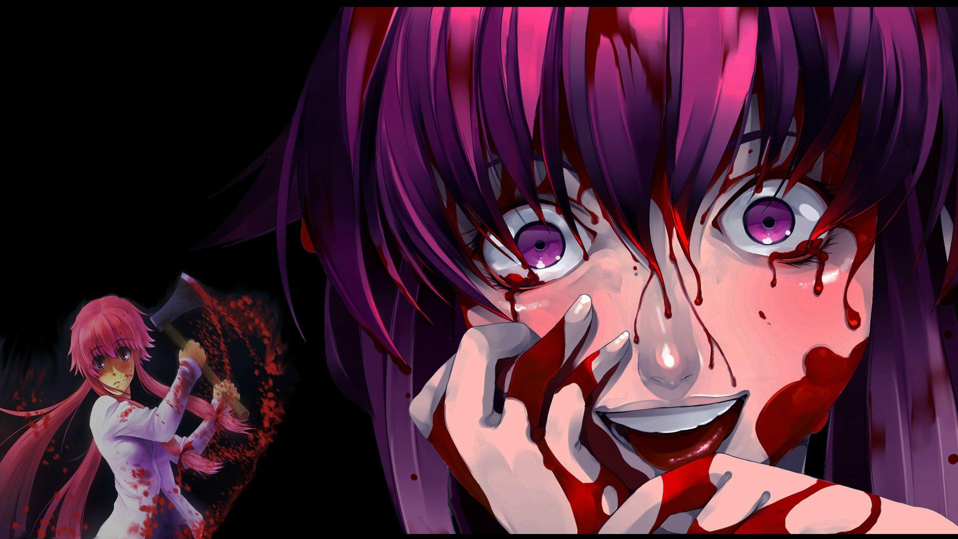 1920x1080 Anime Psycho Blood And Black Wallpaper