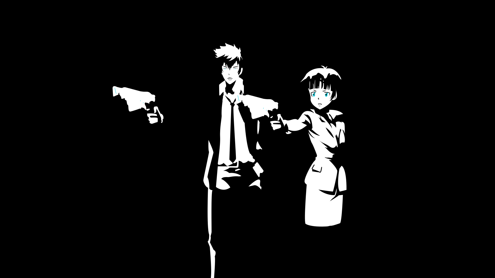 1920x1080 #Kougami Shinya, #Pulp Fiction (parody), #anime, #Psycho Pass, Wallpaper. Mocah HD Wallpaper