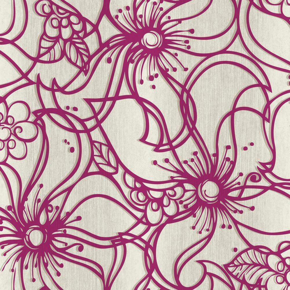 1000x1000 Stacy Garcia Paper Muse ST6031 WHIMSICAL BLOOM wallpaper