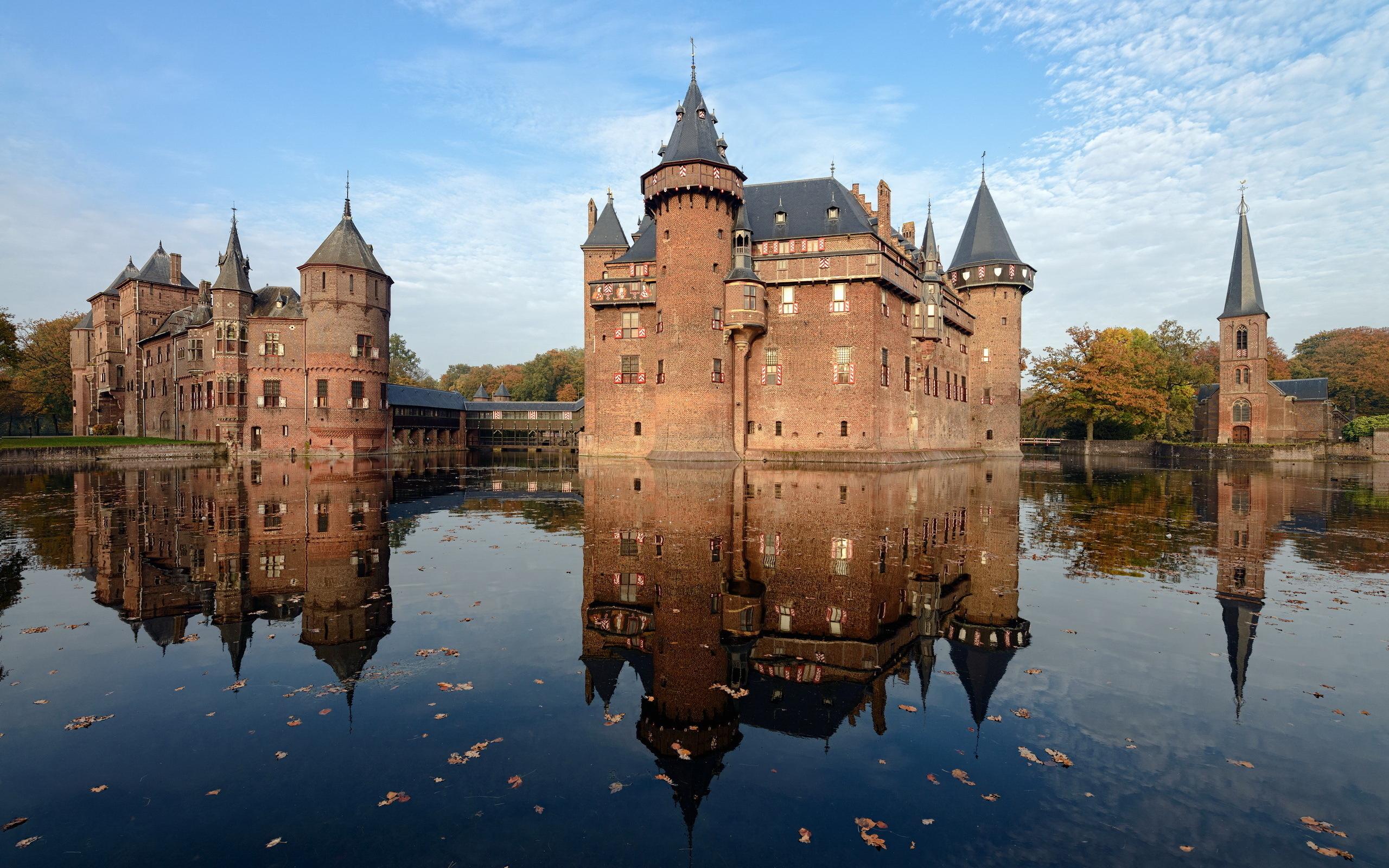 2560x1600 Castle De Haar in Utrecht, Netherlands HD Wallpaper