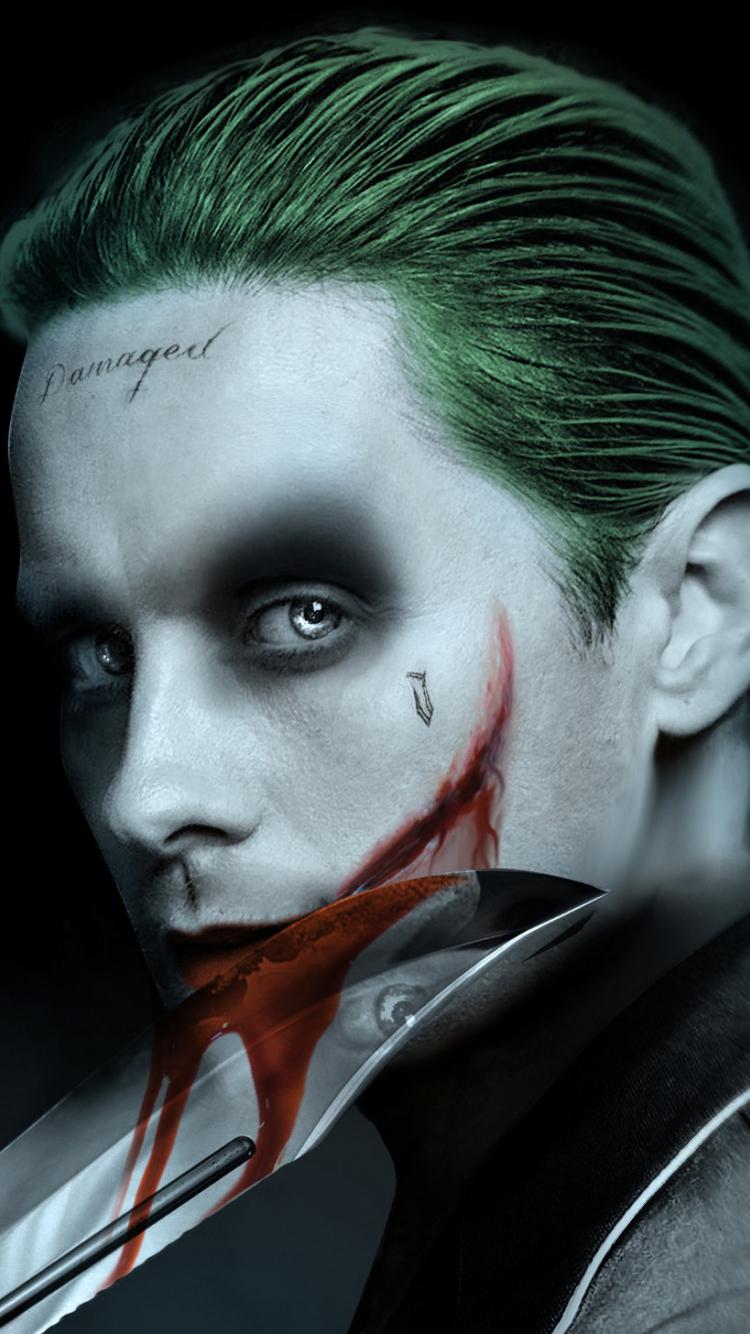 750x1334 Download 750x1334 wallpaper jared leto, joker, villain, dc comics, fan artwork, iphone iphone 750x1334 HD image, background, 3365